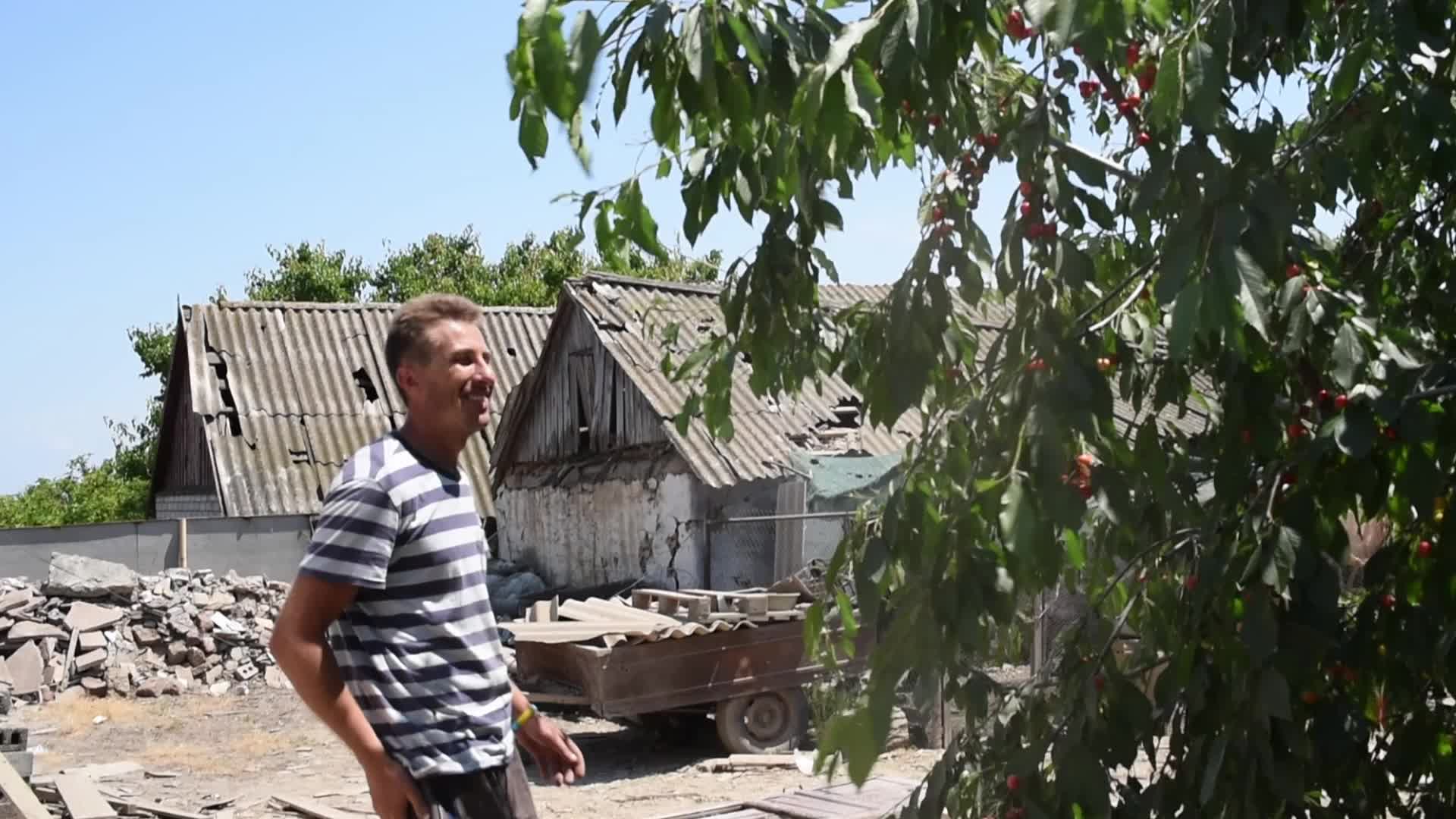 Shelling In Novovorontsovka, Ukraine