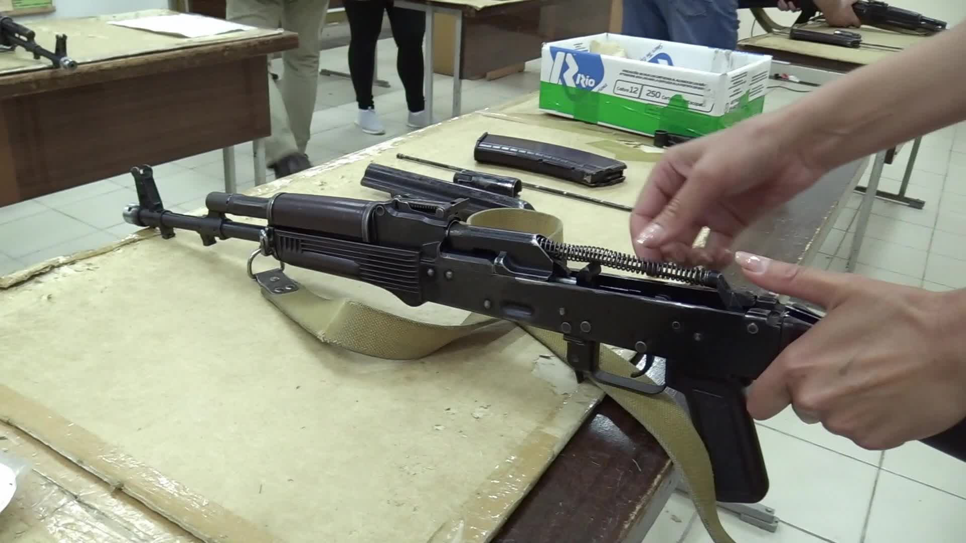 Military training for civilians in the handling of weapons, amid Russia's invasion of Ukraine, in Odesa
