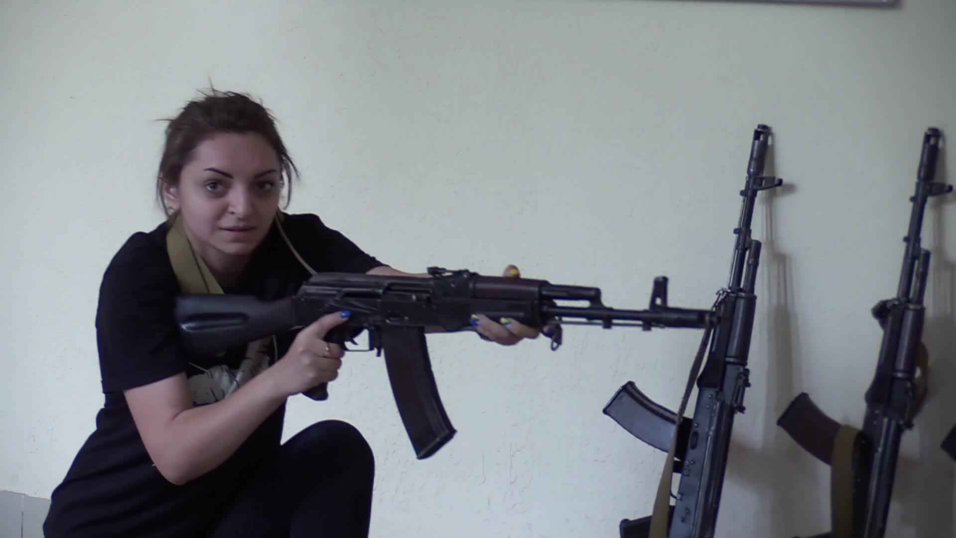 Military training for civilians in the handling of weapons, amid Russia's invasion of Ukraine, in Odesa
