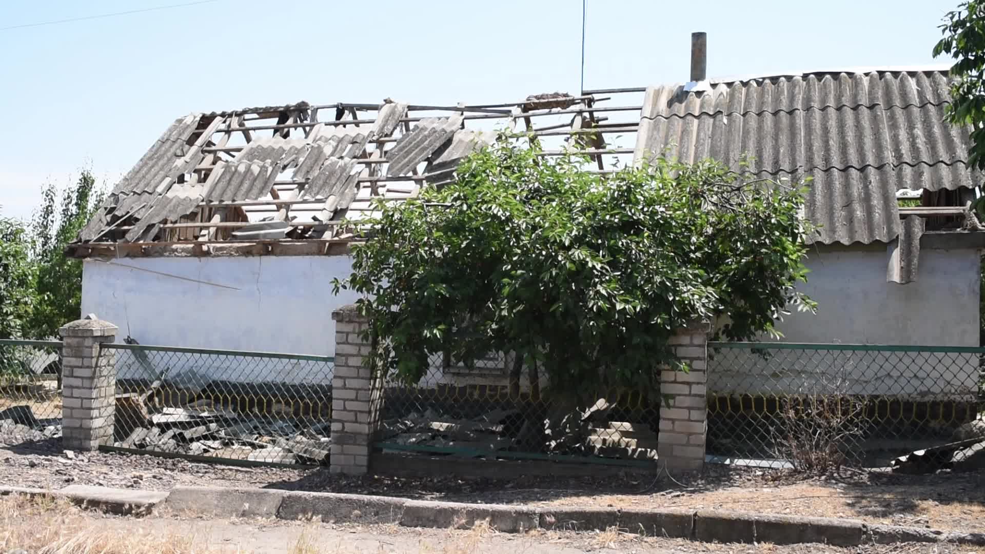 Shelling In Novovorontsovka, Ukraine