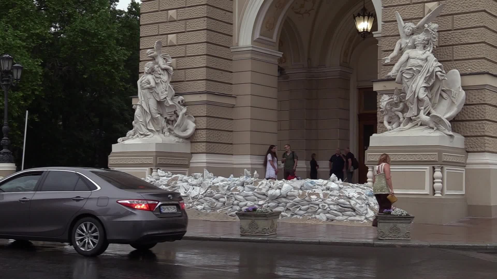 The Odesa Opera Theatre opened its doors to visitors, for the first time since the Russian invasion in Ukraine, in Odesa