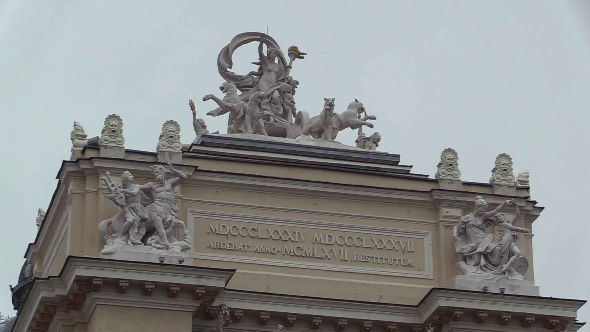 The Odesa Opera Theatre opened its doors to visitors, for the first time since the Russian invasion in Ukraine, in Odesa