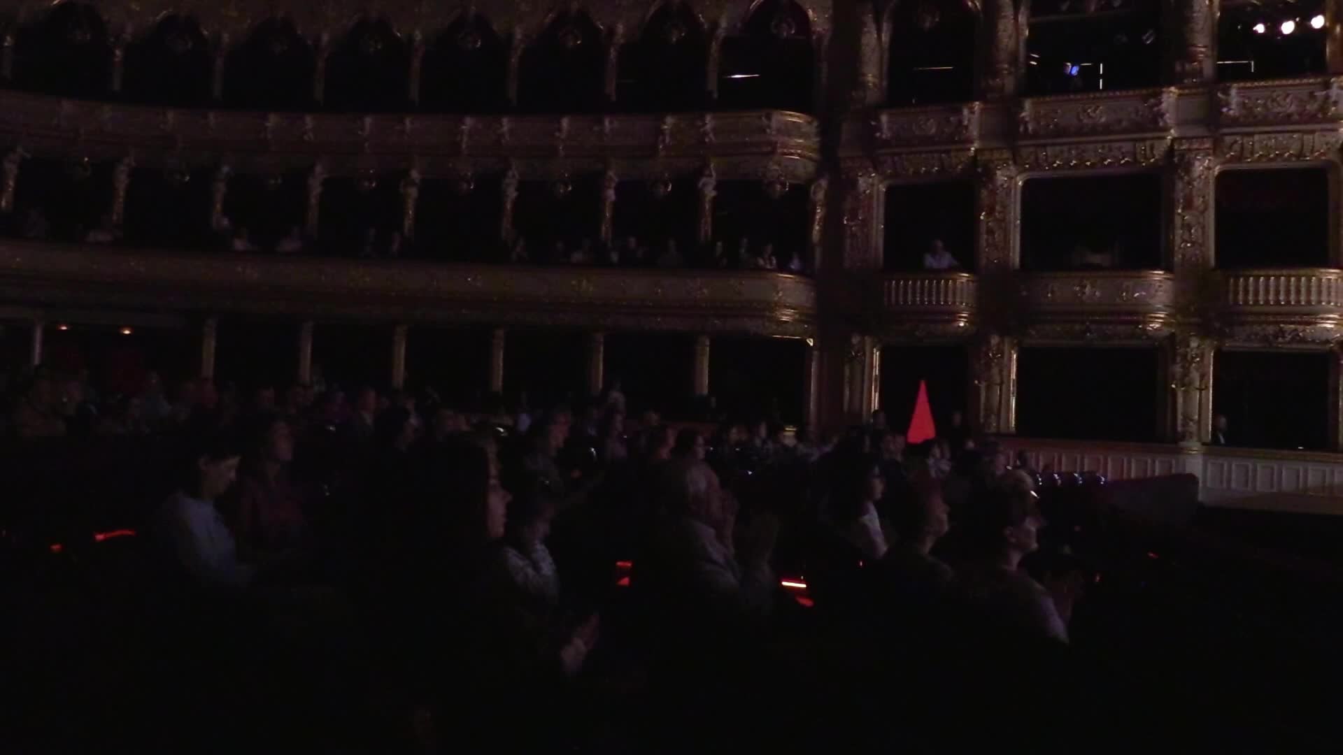The Odesa Opera Theatre opened its doors to visitors, for the first time since the Russian invasion in Ukraine, in Odesa