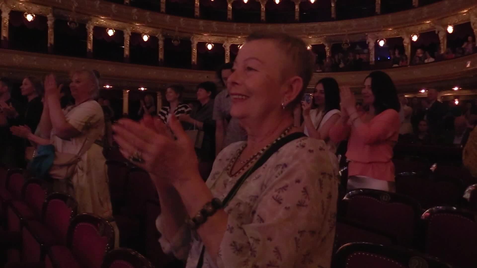 The Odesa Opera Theatre opened its doors to visitors, for the first time since the Russian invasion in Ukraine, in Odesa