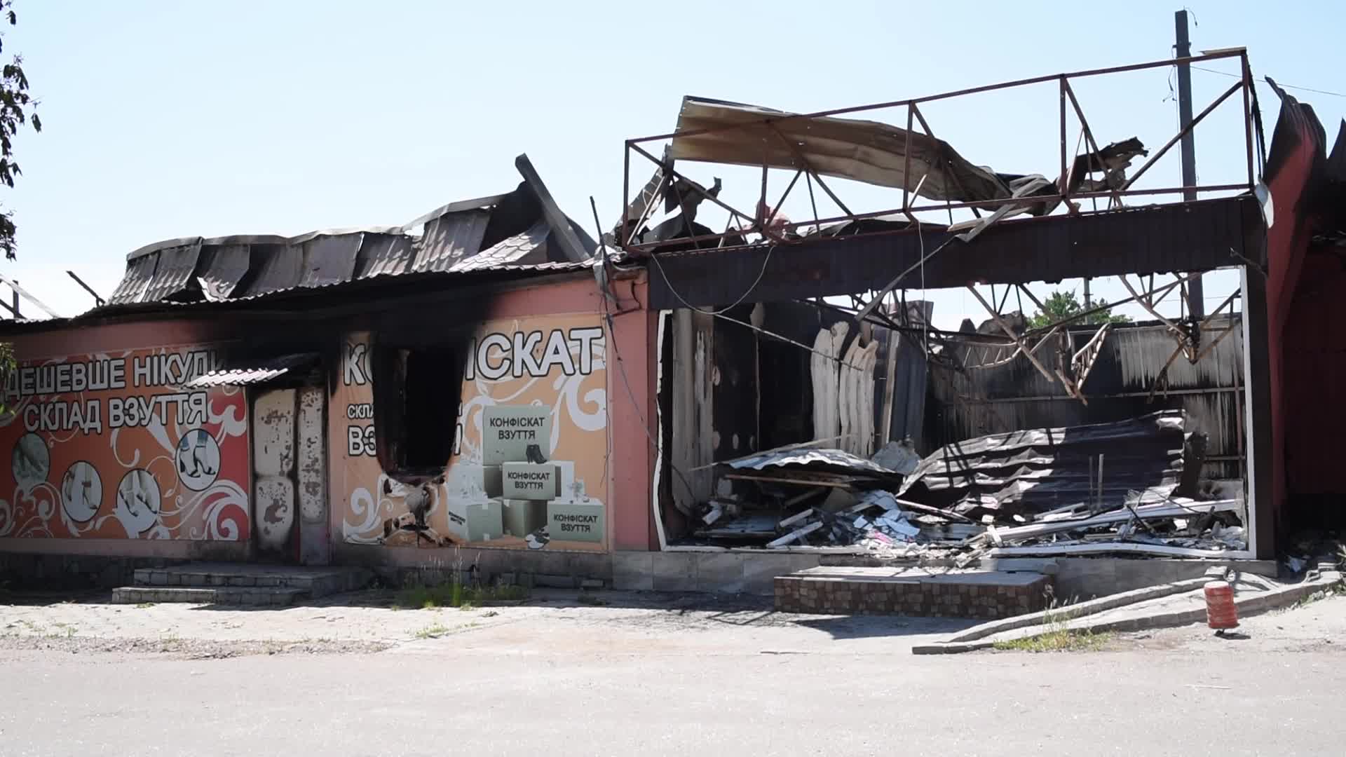 Shelling In Novovorontsovka, Ukraine
