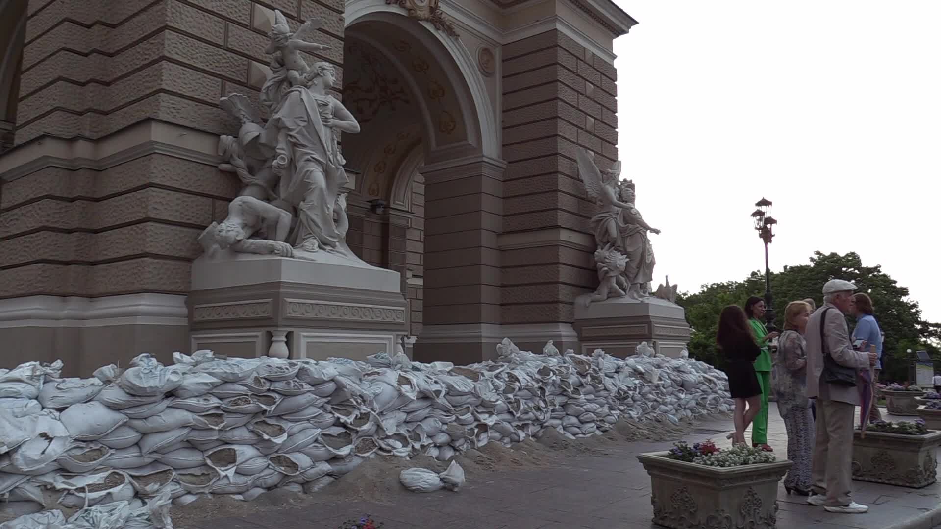 The Odesa Opera Theatre opened its doors to visitors, for the first time since the Russian invasion in Ukraine, in Odesa