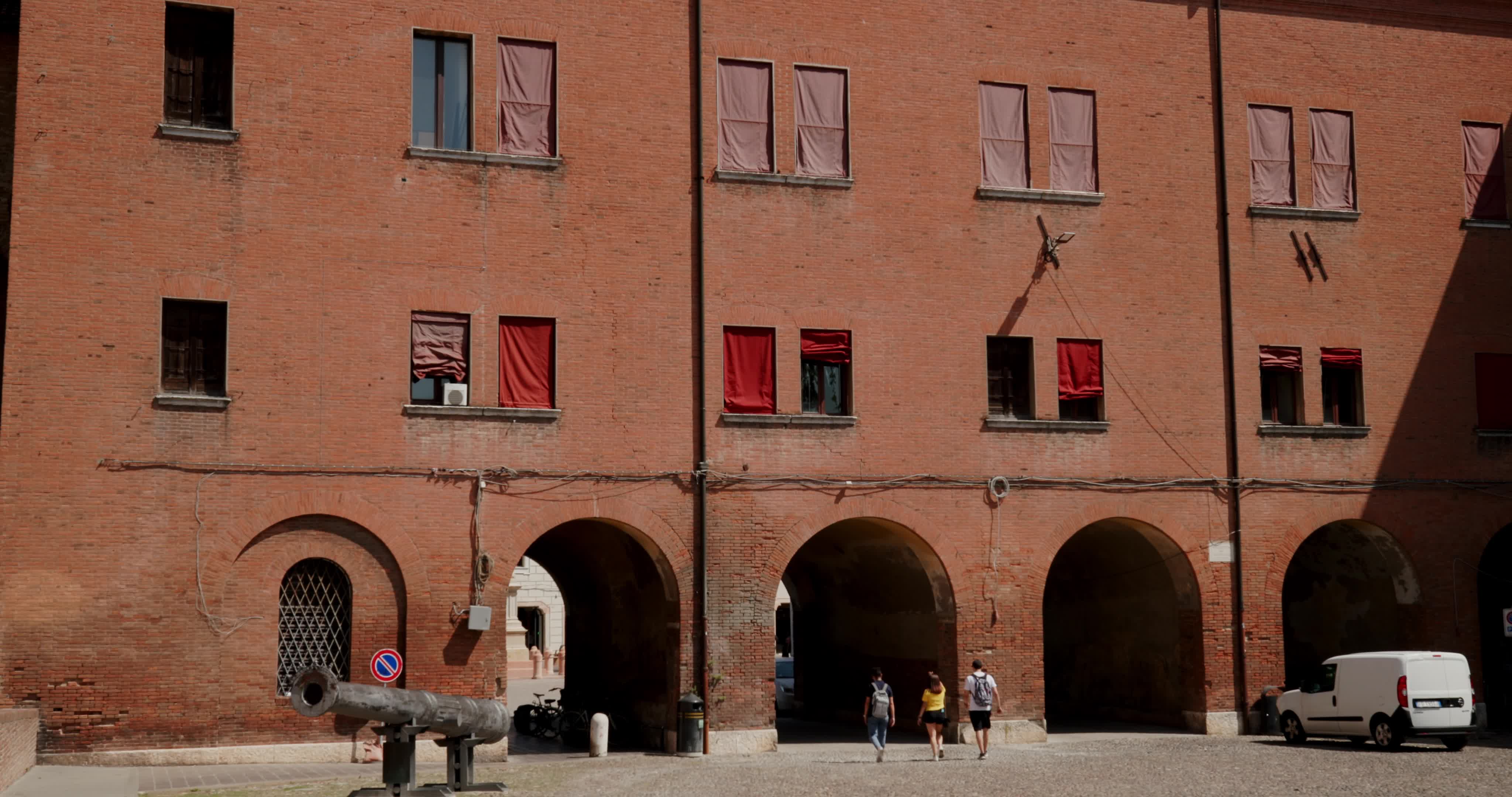 Estense Castle In Ferrara, Italy