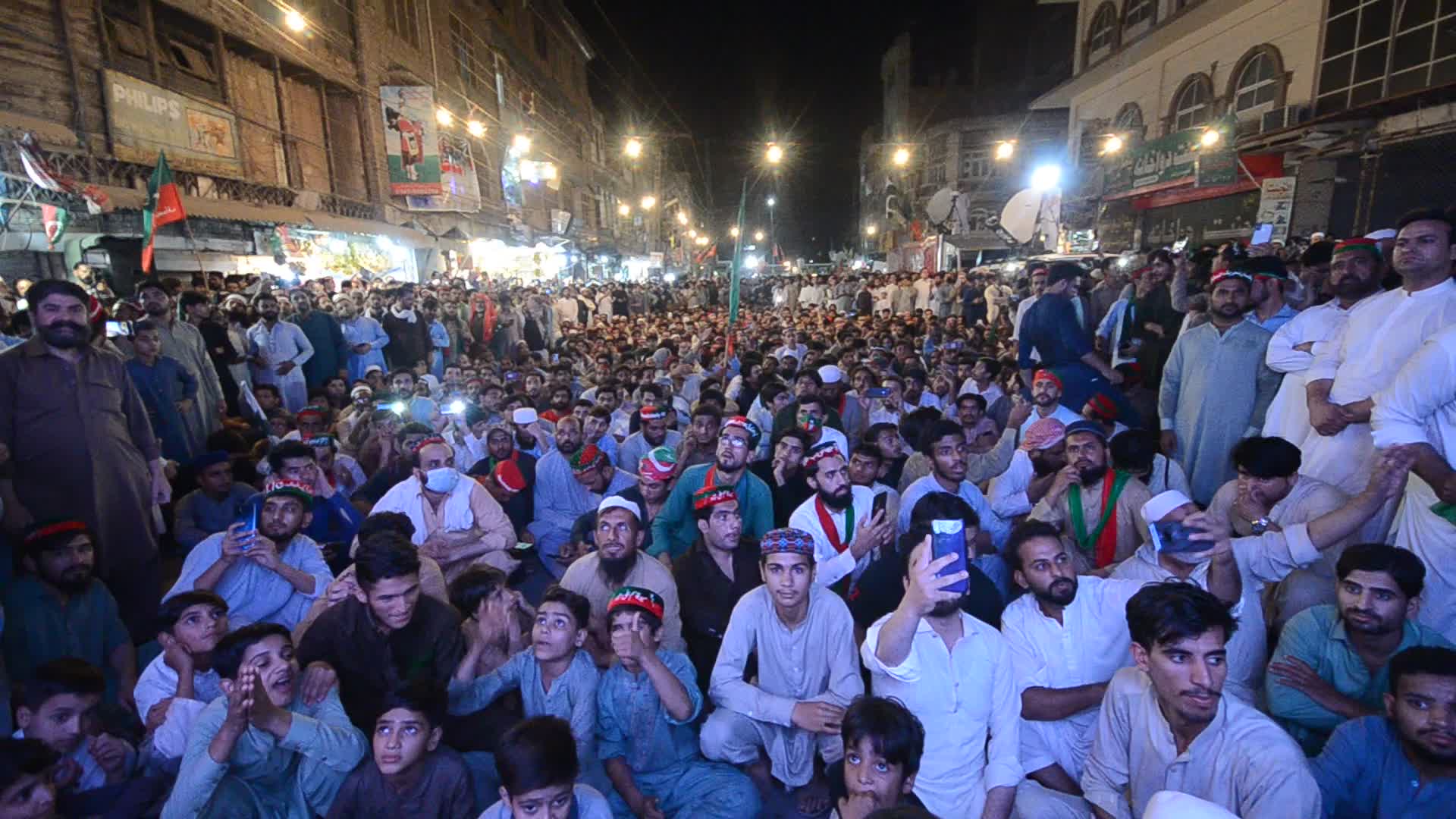 Tehreek-e-Insaf (PTI) party work protest in Peshawar
