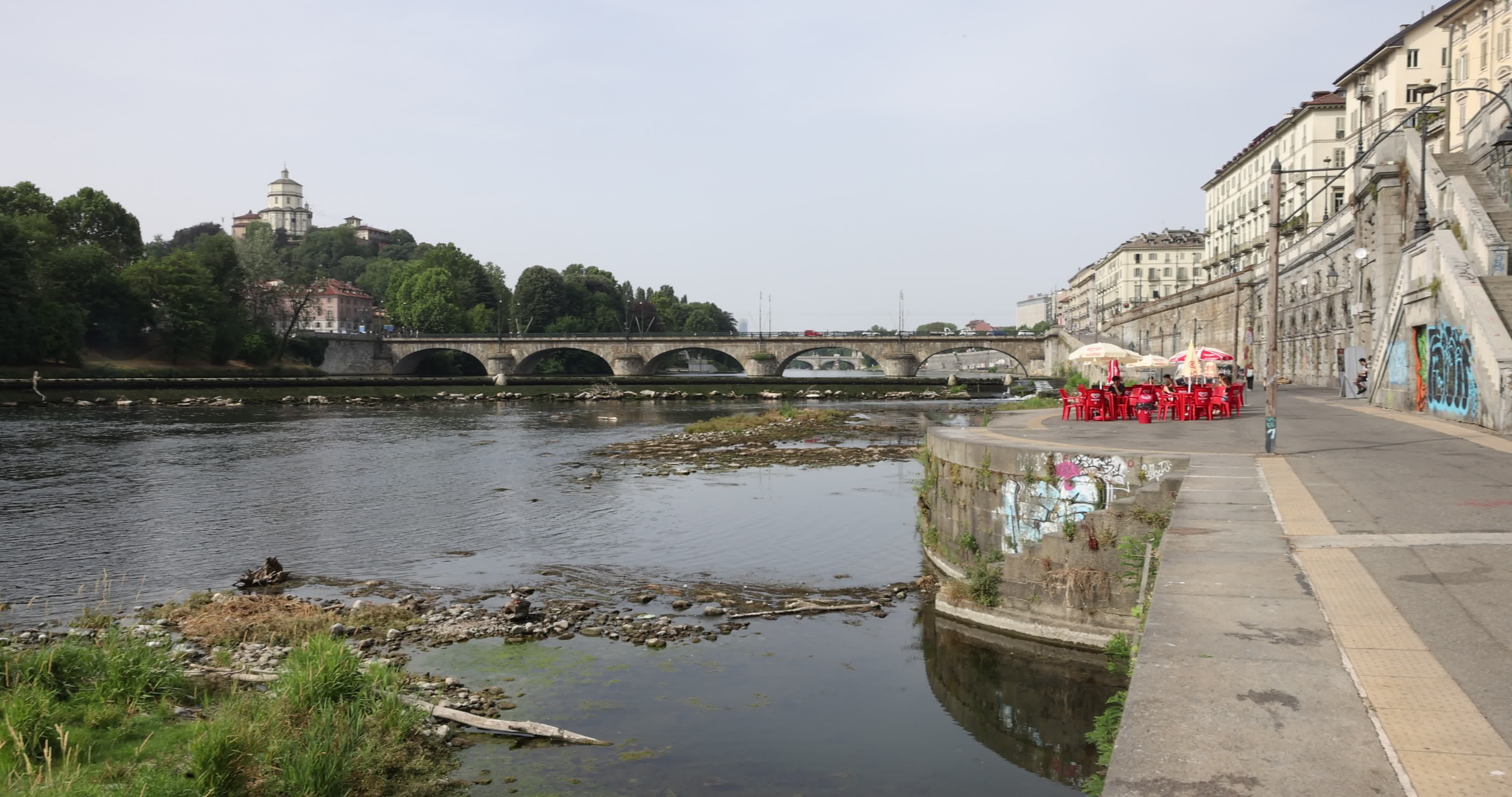 Drought In Northern Italy: The Aridity Of The Po River.