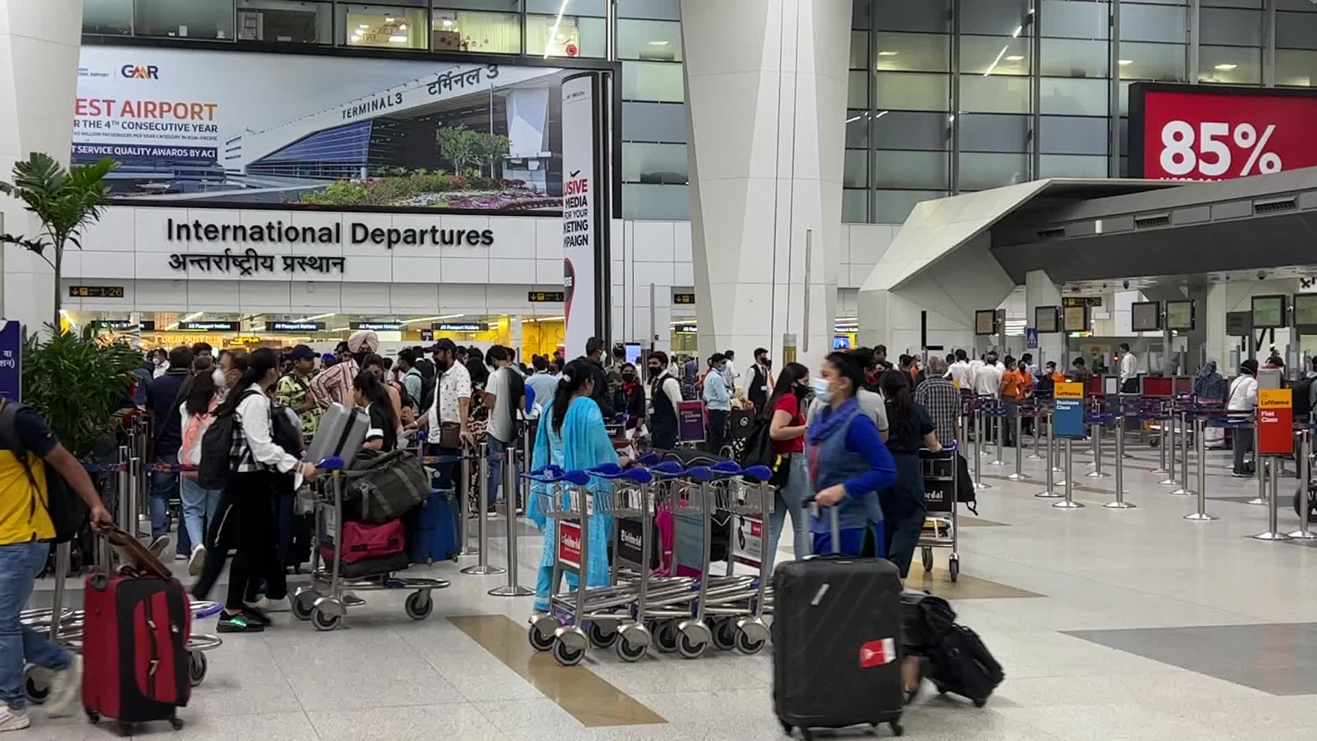 Indira Gandhi International Airport In Delhi, India