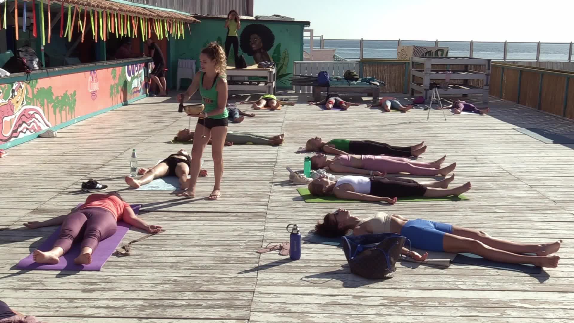 International Yoga Day, amid Russia's invasion of Ukraine, in Odesa