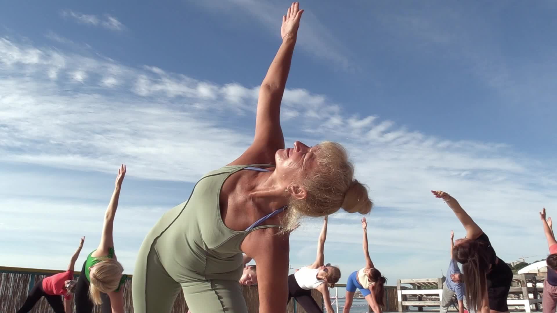 International Yoga Day, amid Russia's invasion of Ukraine, in Odesa
