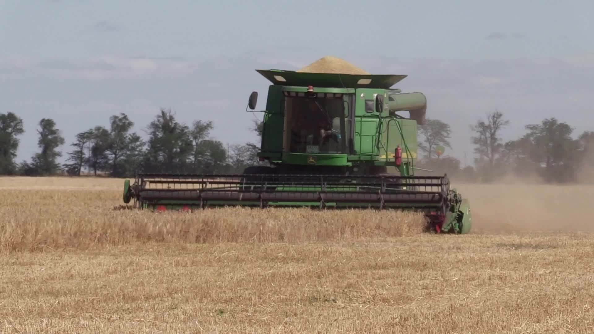 Barley harvesting in Odesa region, amid Russia's invasion of Ukraine