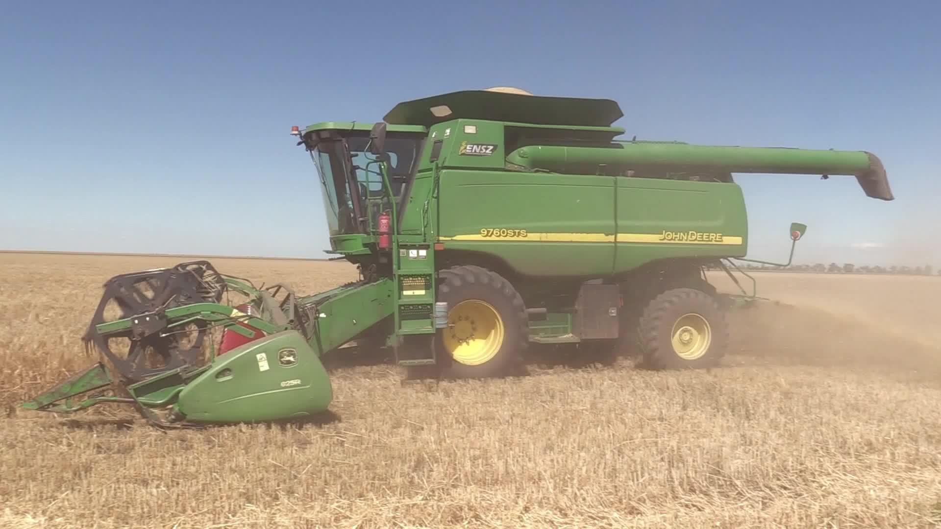 Barley harvesting in Odesa region, amid Russia's invasion of Ukraine