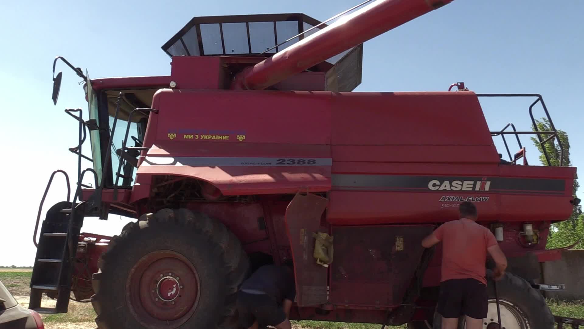 Barley harvesting in Odesa region, amid Russia's invasion of Ukraine