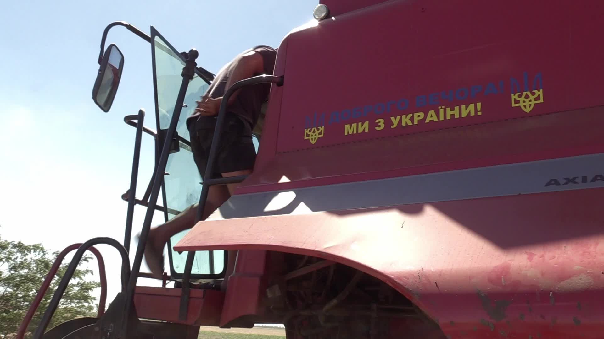 Barley harvesting in Odesa region, amid Russia's invasion of Ukraine
