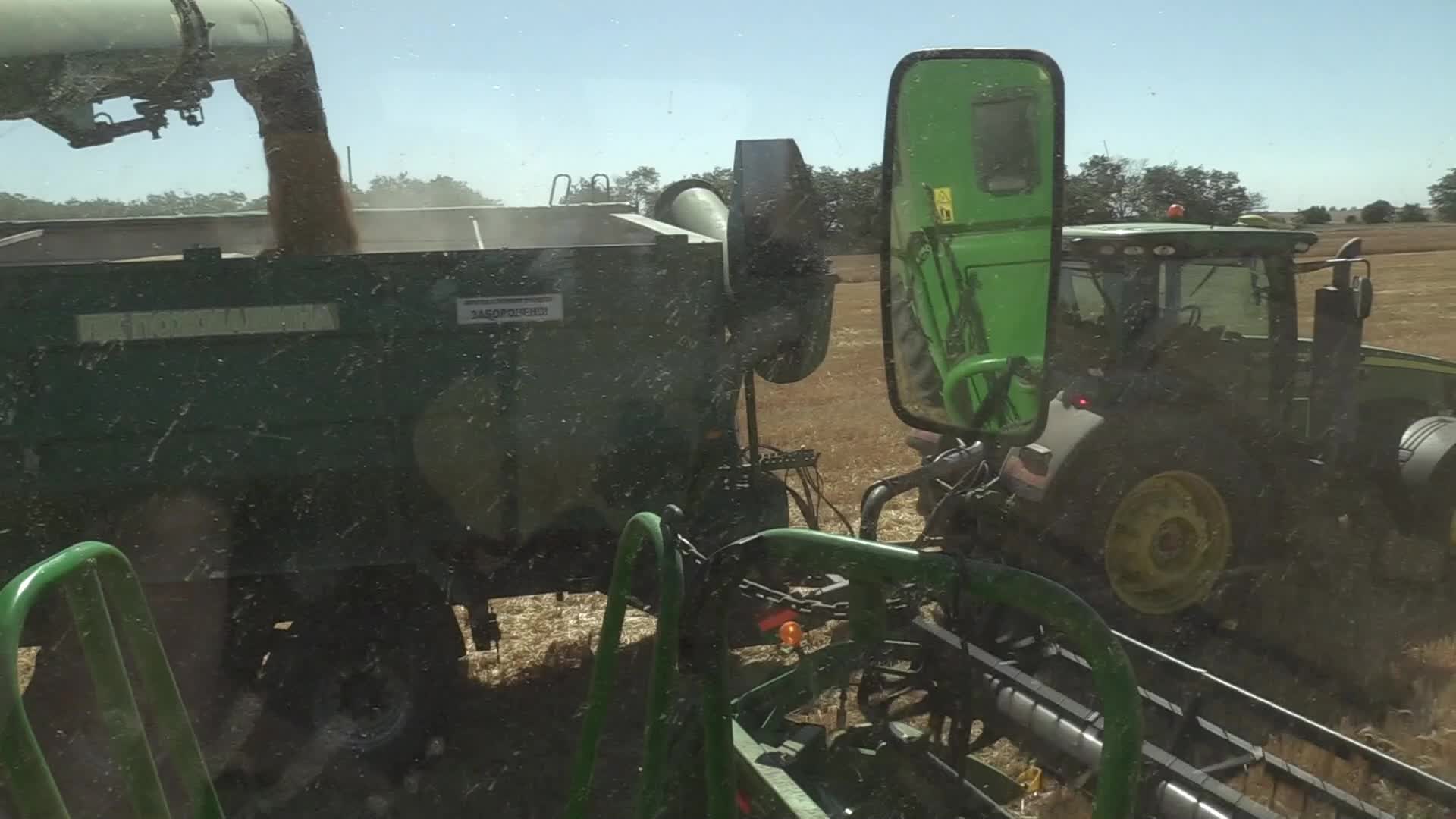 Barley harvesting in Odesa region, amid Russia's invasion of Ukraine