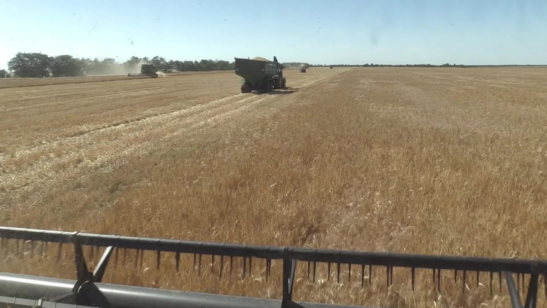 Barley harvesting in Odesa region, amid Russia's invasion of Ukraine