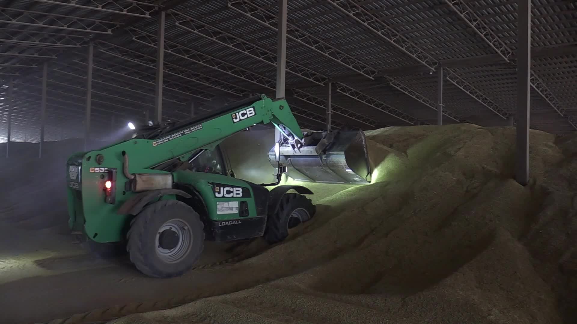 Grain storage after harvesting in Odesa region, amid Russia's invasion of Ukraine