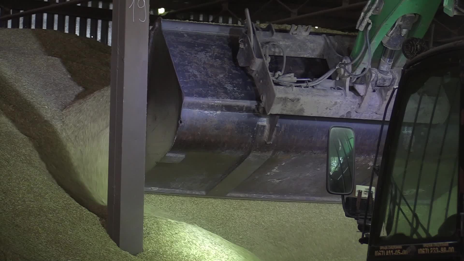 Grain storage after harvesting in Odesa region, amid Russia's invasion of Ukraine