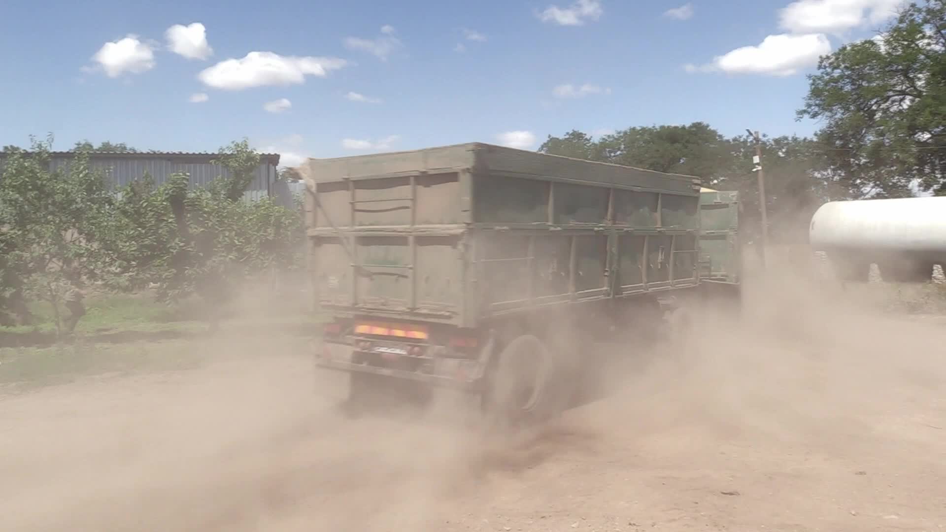 Grain storage after harvesting in Odesa region, amid Russia's invasion of Ukraine