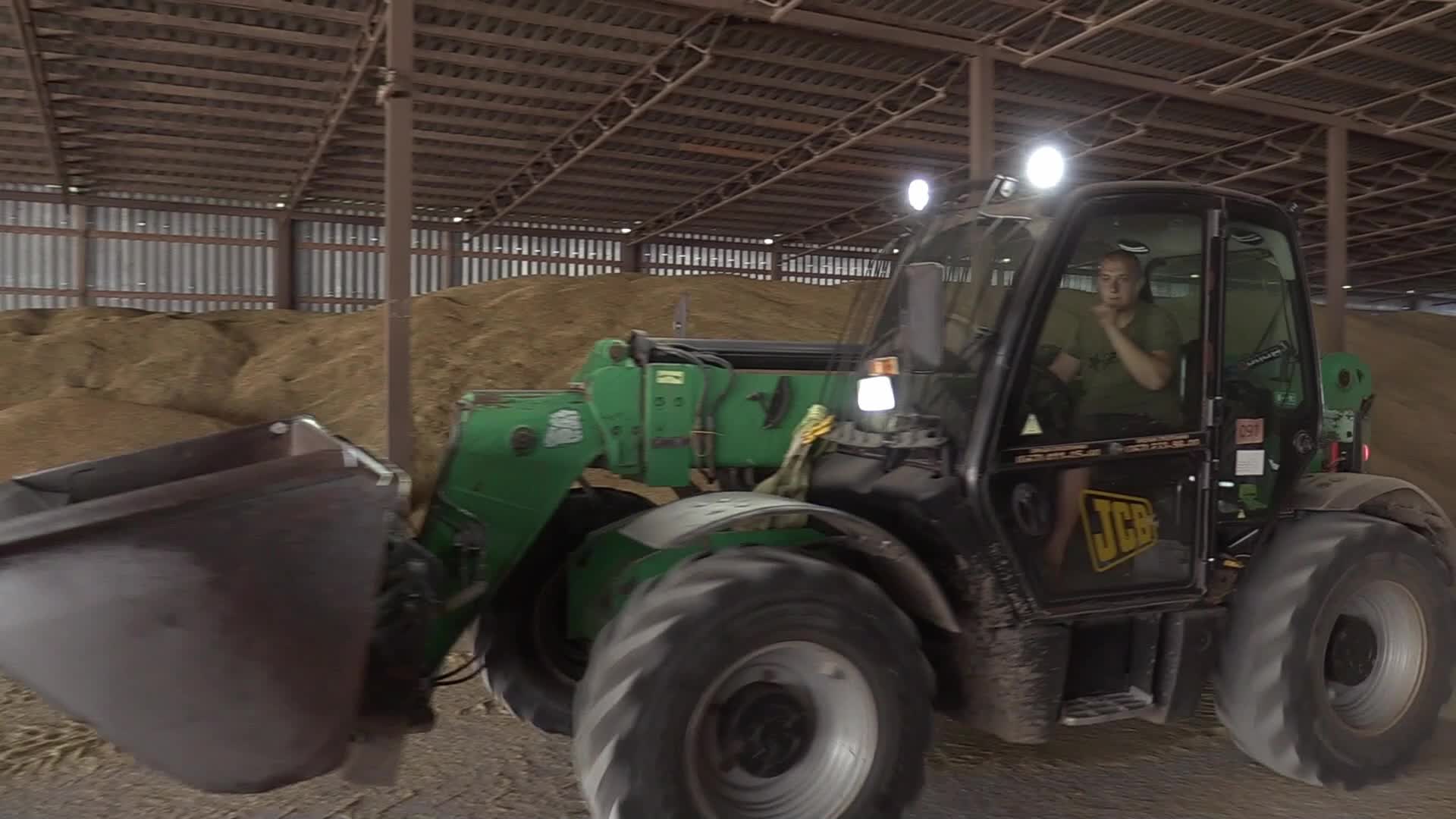 Grain storage after harvesting in Odesa region, amid Russia's invasion of Ukraine