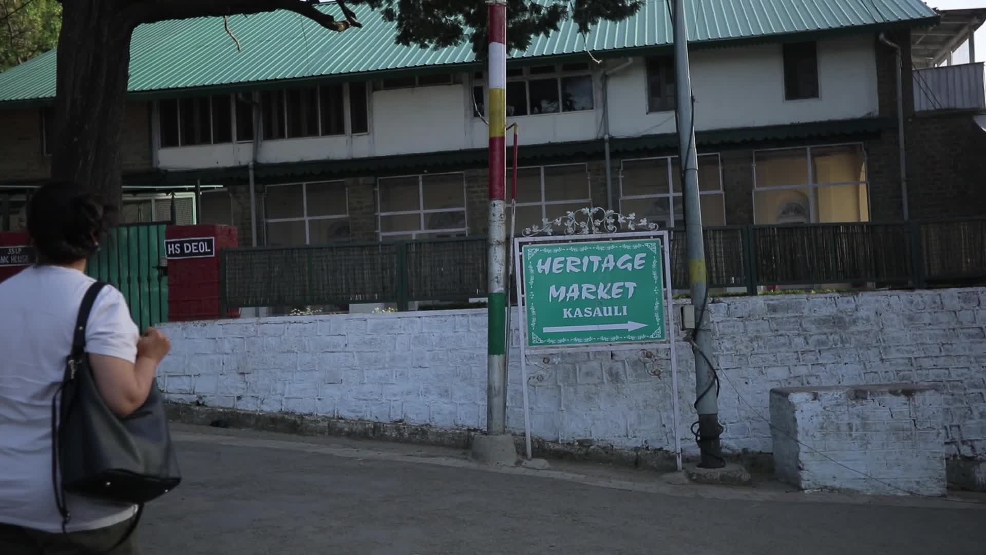 Heritage Market in Hills, Himachal Pradesh, India