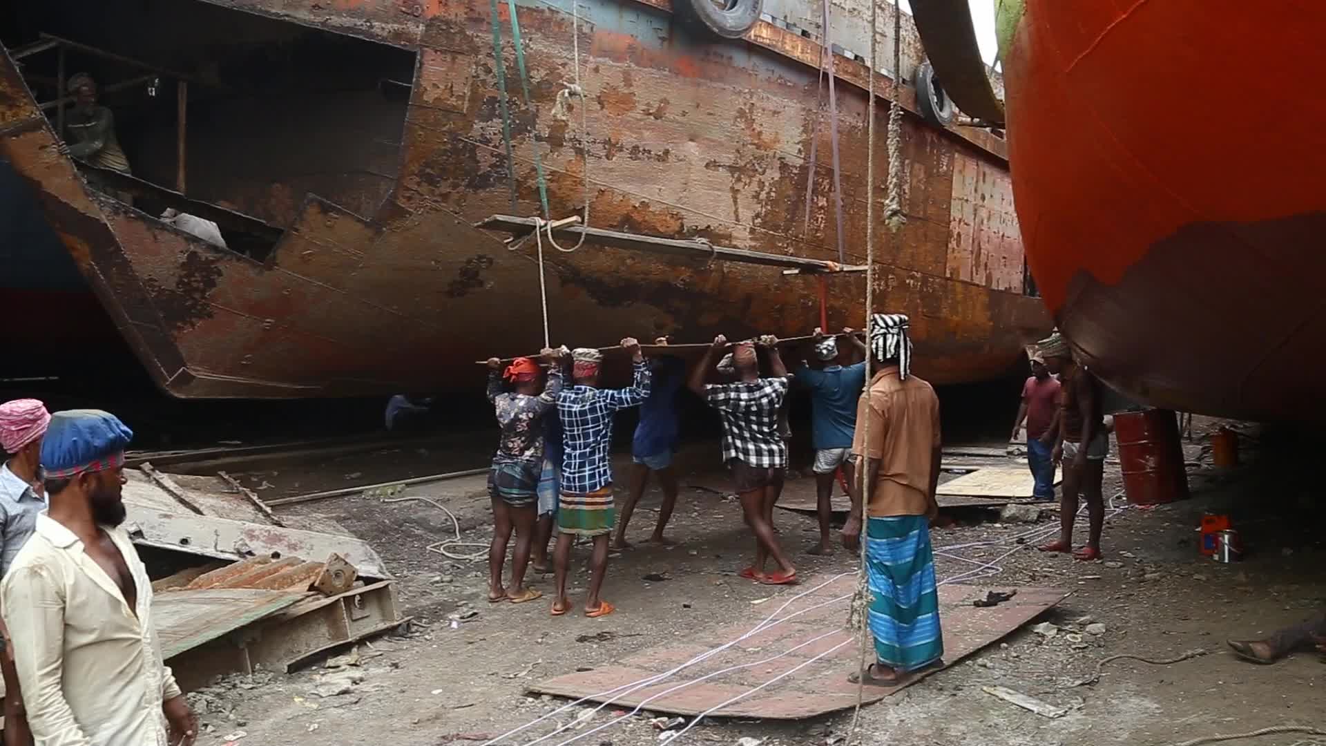 Shipyard Workers in Bangladesh