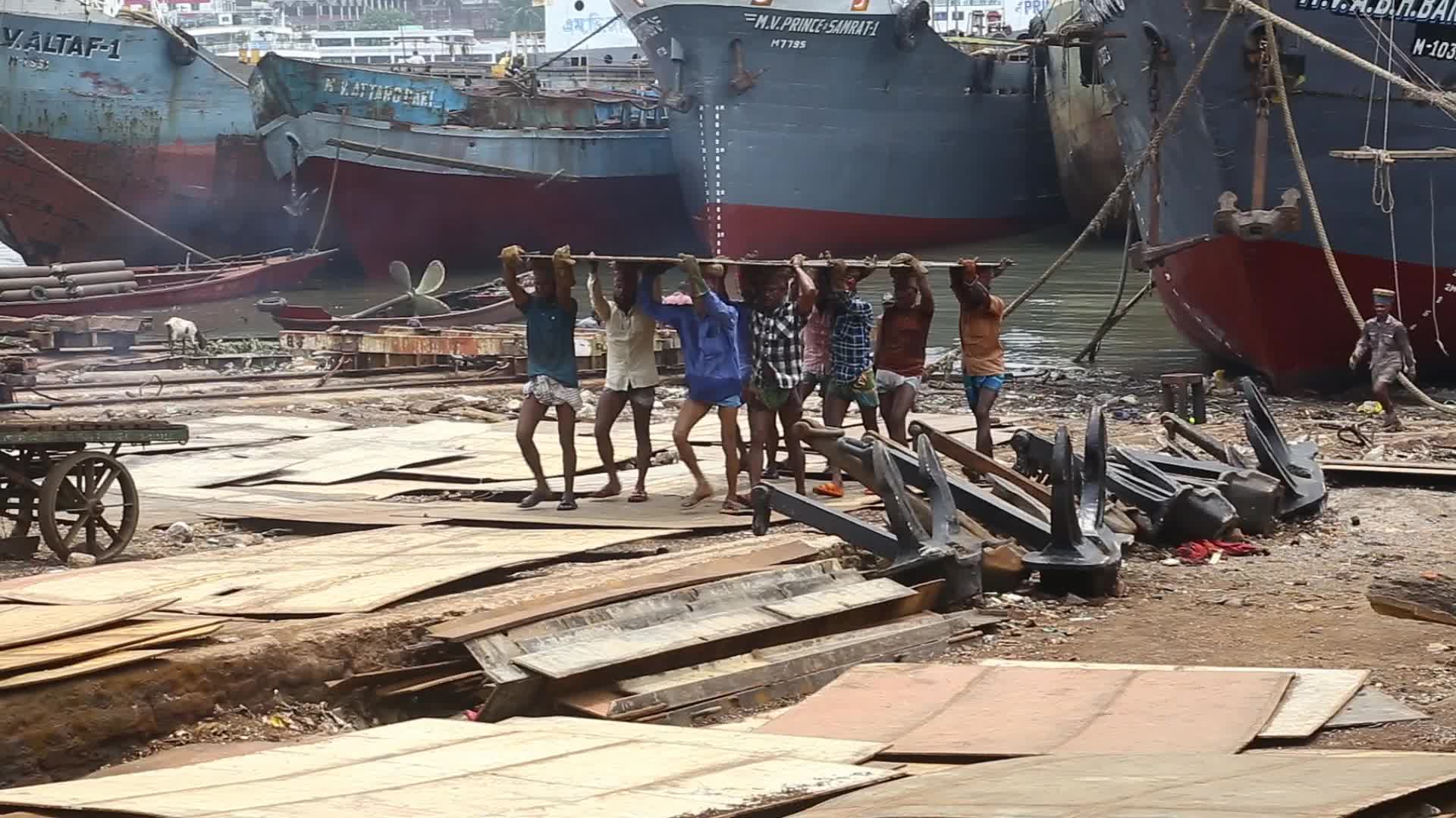 Shipyard Workers in Bangladesh