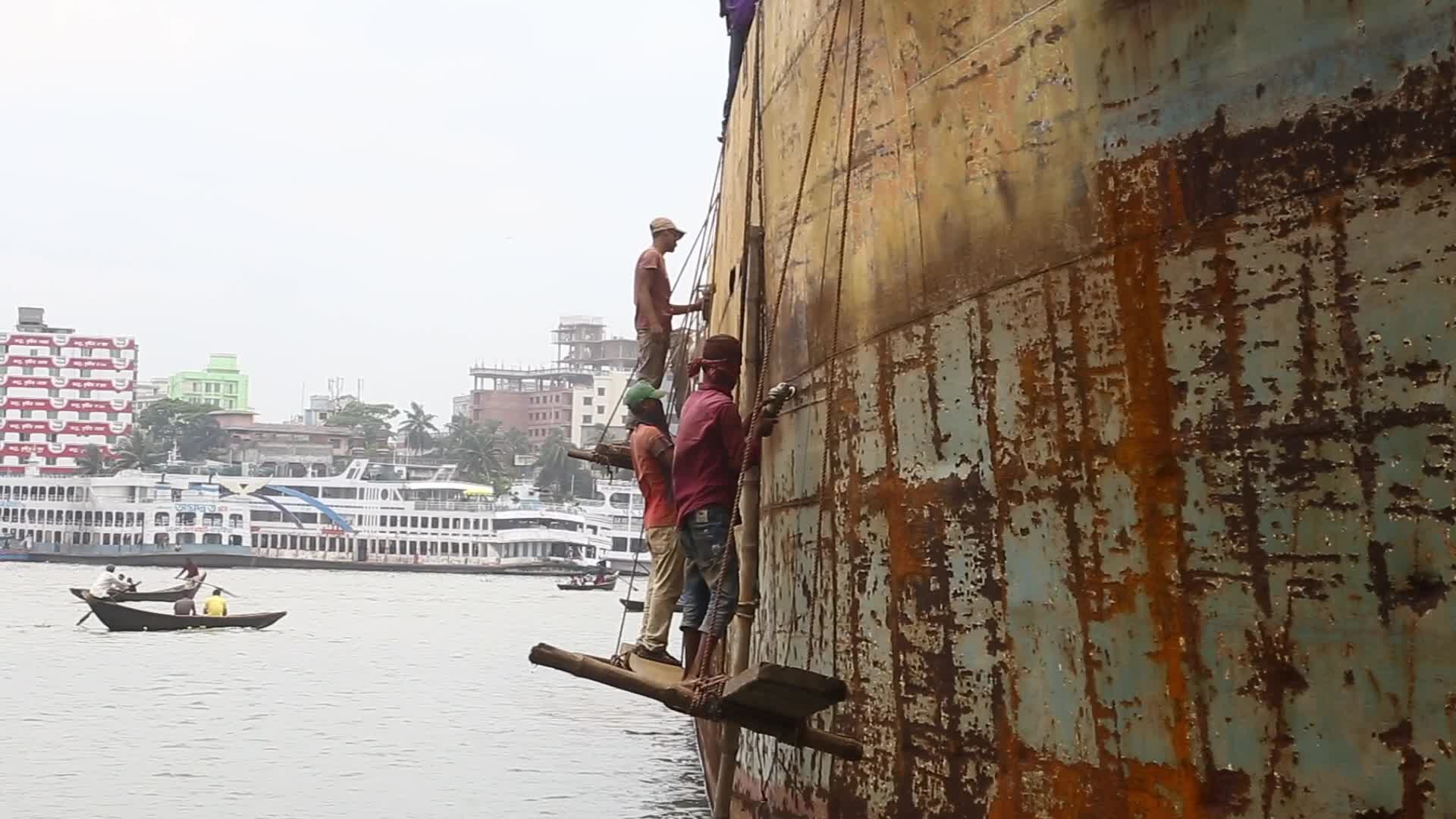 Shipyard Workers in Bangladesh