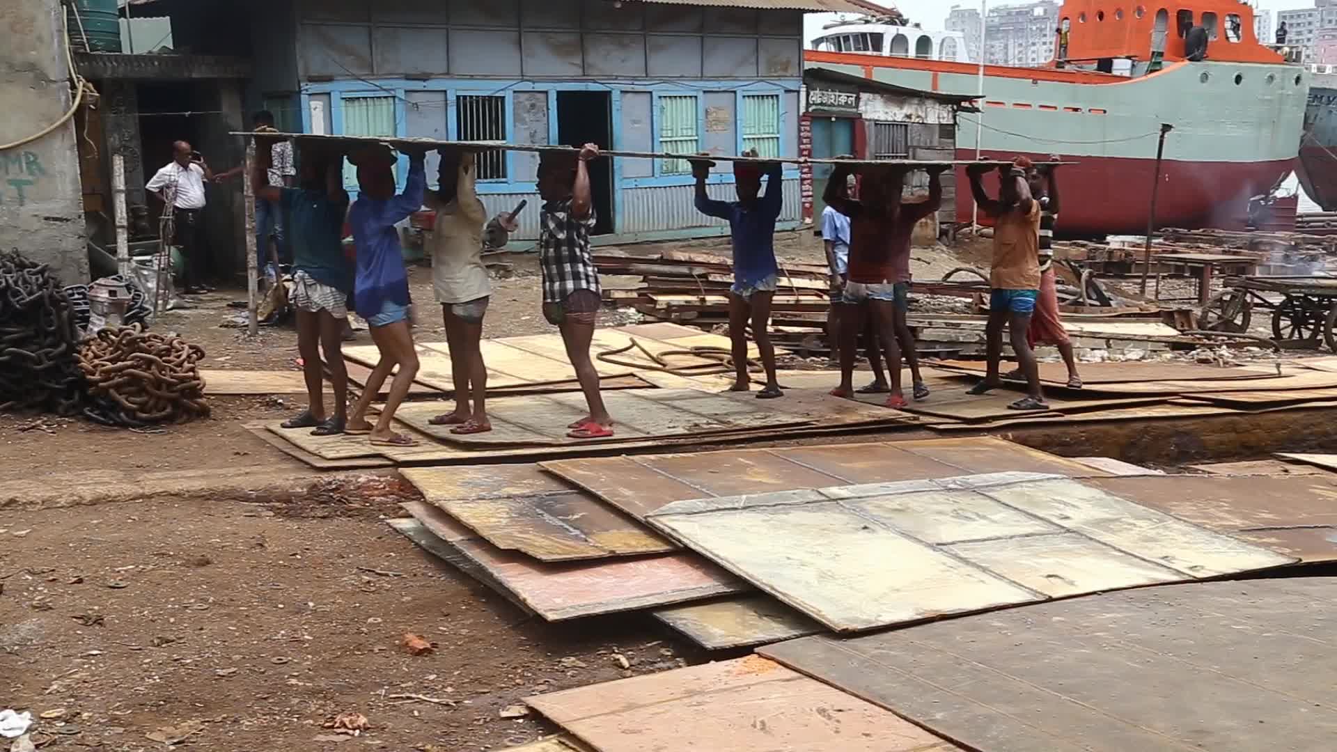 Shipyard Workers in Bangladesh