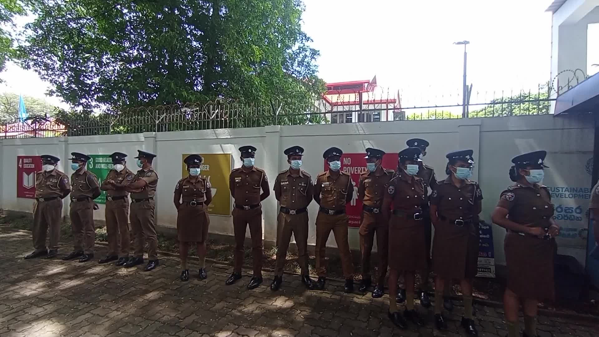 Peaceful Protest in front of UN office in Colombo, Sri Lanka