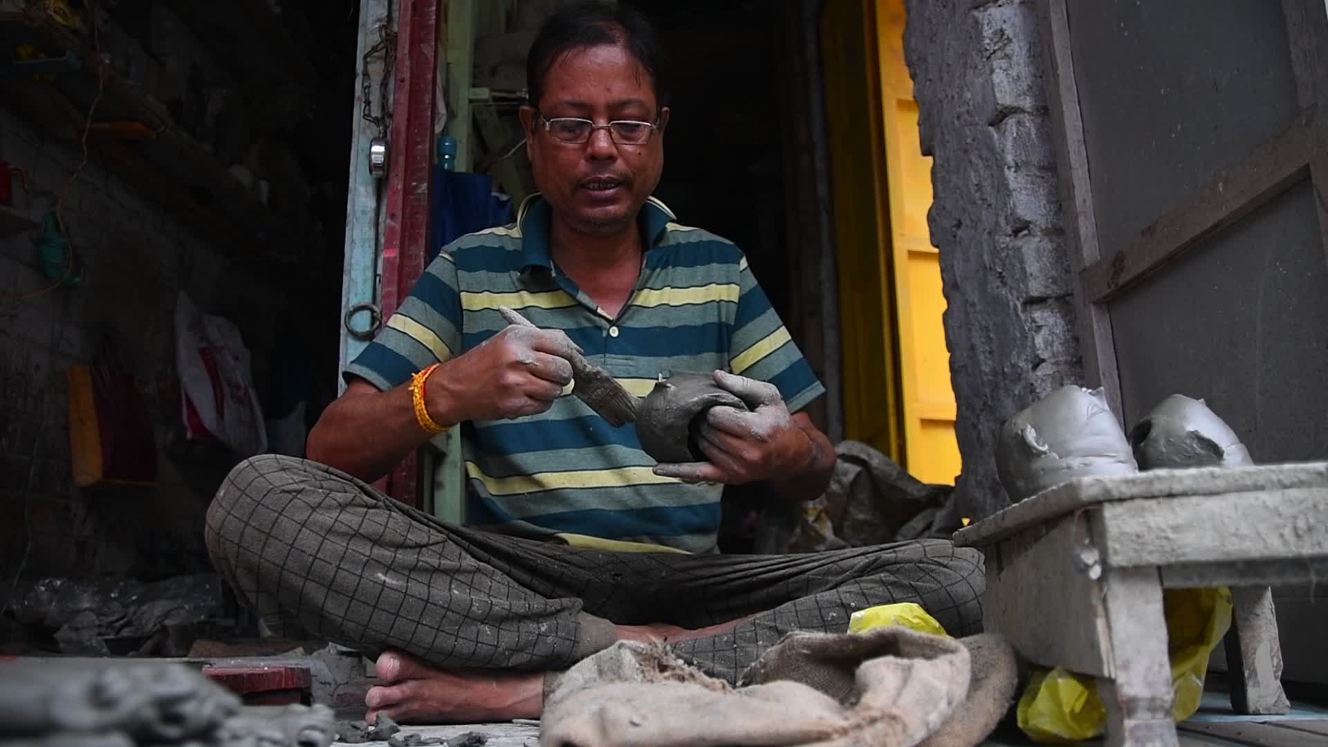 Durga Puja Preparation 