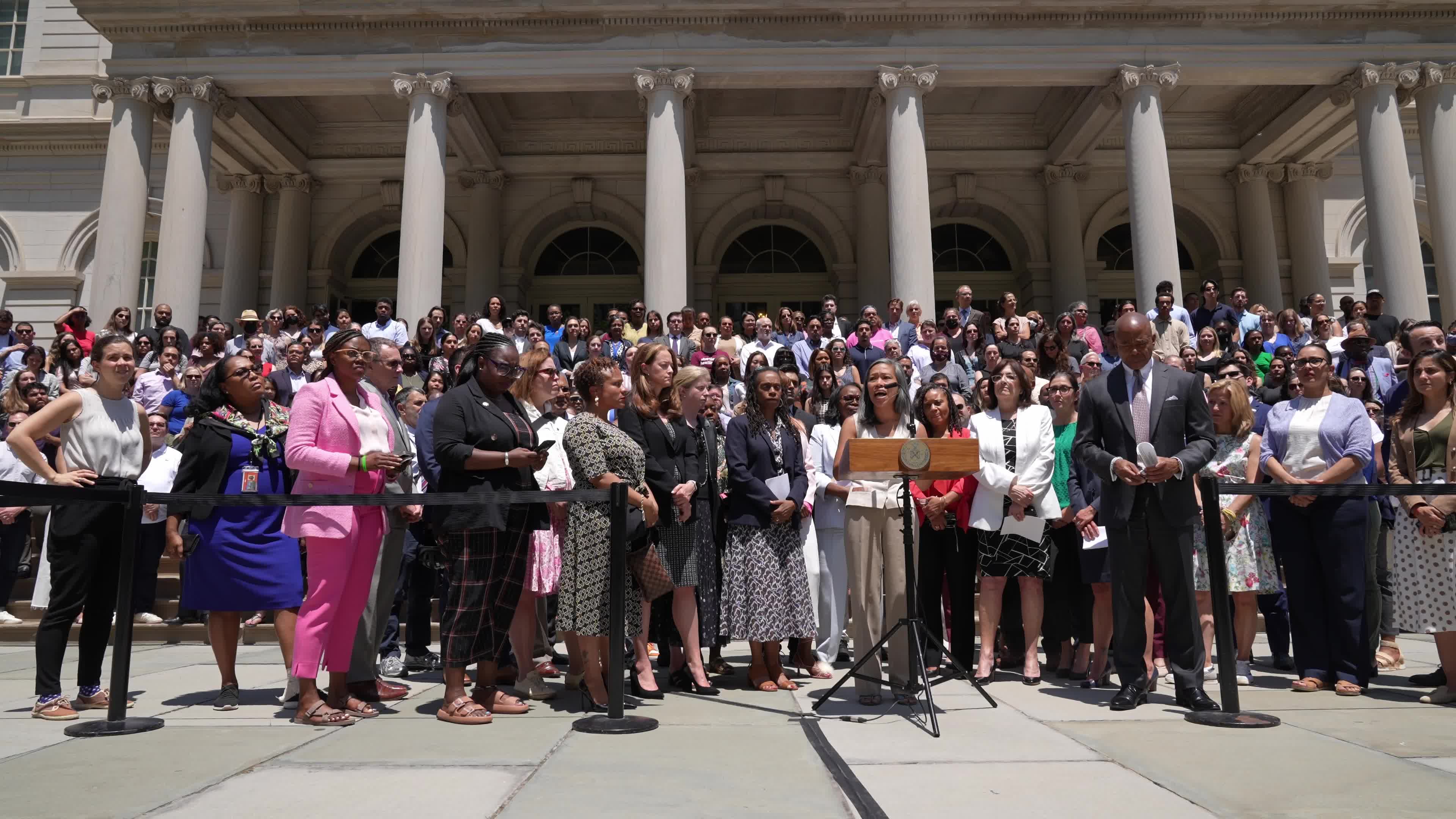 Mayor Eric Adams responds to the U.S. Supreme Court ruling in the case Dobbs v. Jackson Women’s Health Organization