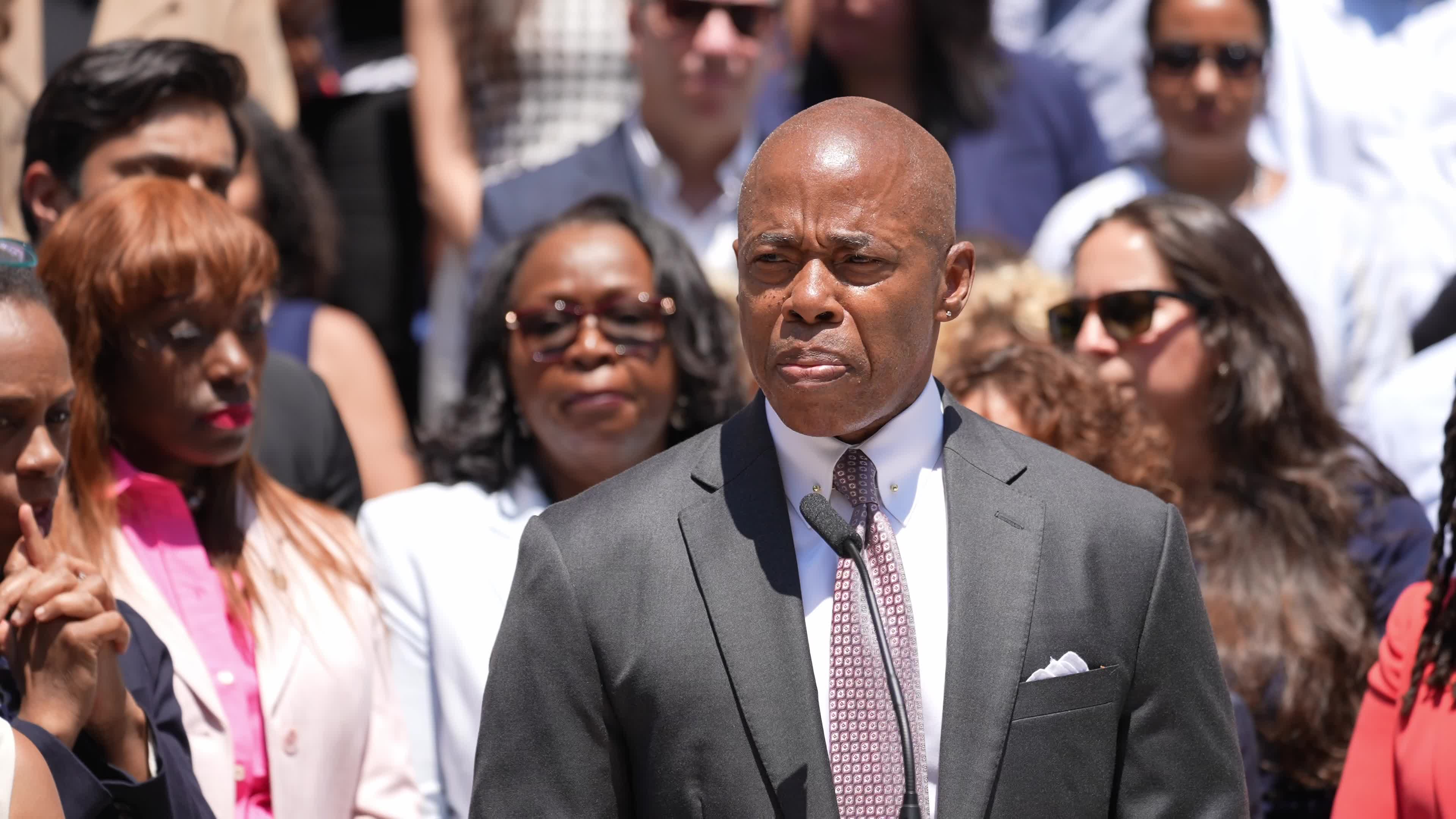 Mayor Eric Adams responds to the U.S. Supreme Court ruling in the case Dobbs v. Jackson Women’s Health Organization