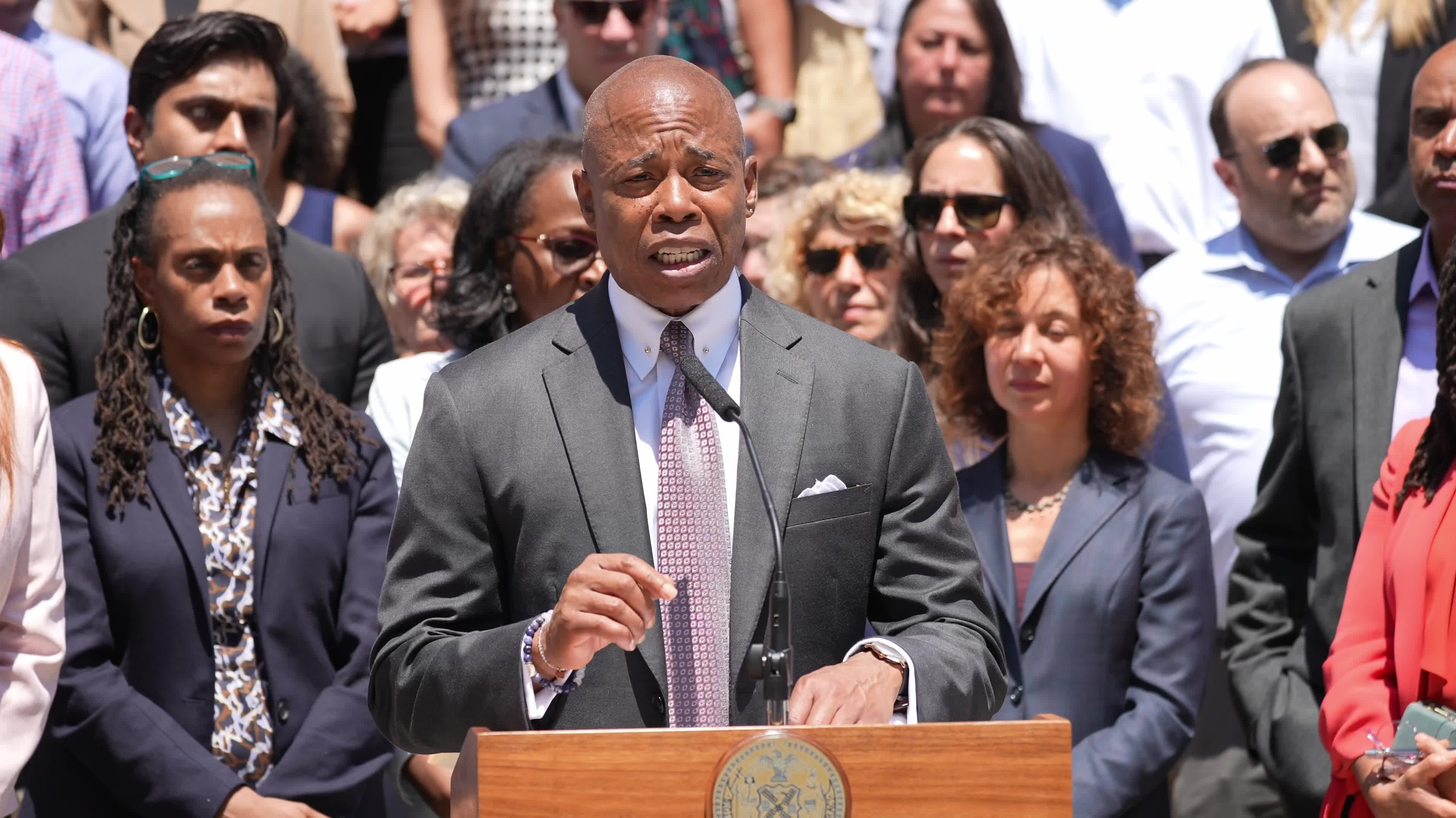 Mayor Eric Adams responds to the U.S. Supreme Court ruling in the case Dobbs v. Jackson Women’s Health Organization