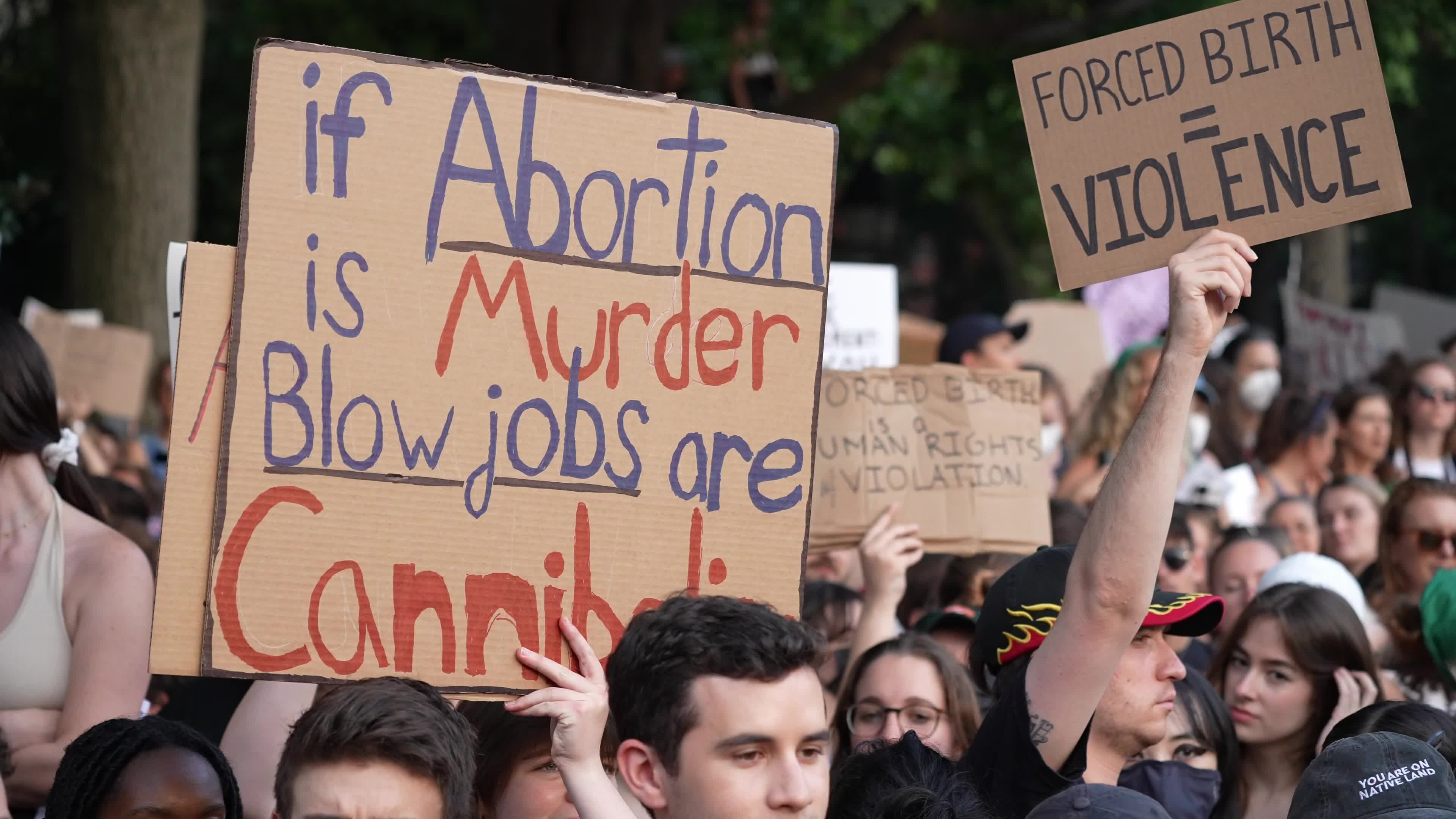 Protests Break Out Across The U.S. As Supreme Court Overturns Roe v. Wade