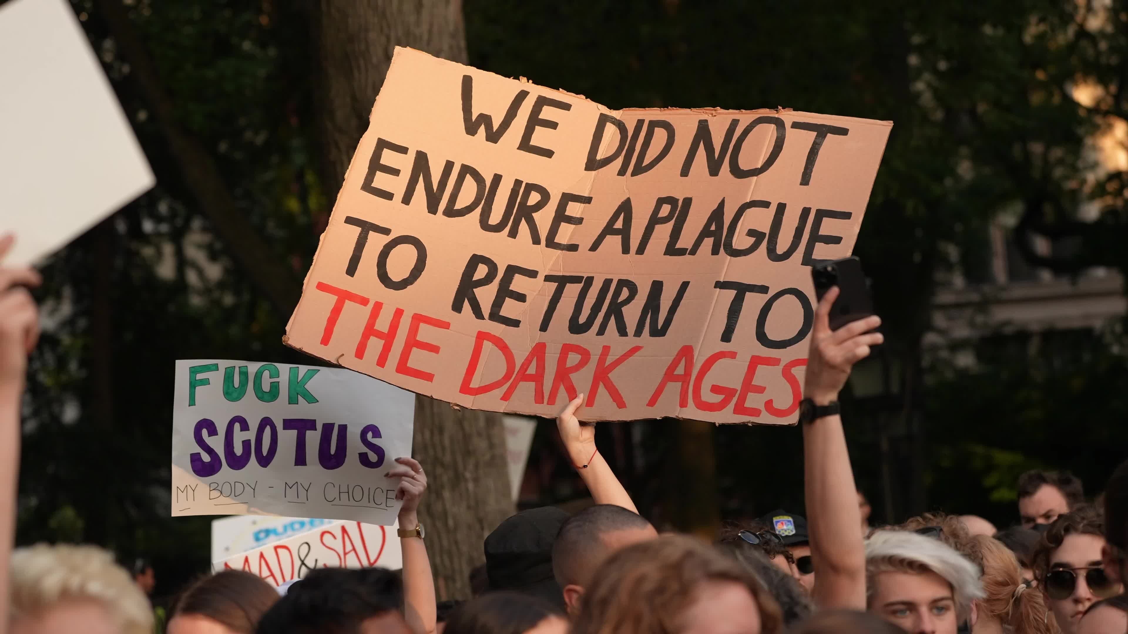 Protests Break Out Across The U.S. As Supreme Court Overturns Roe v. Wade