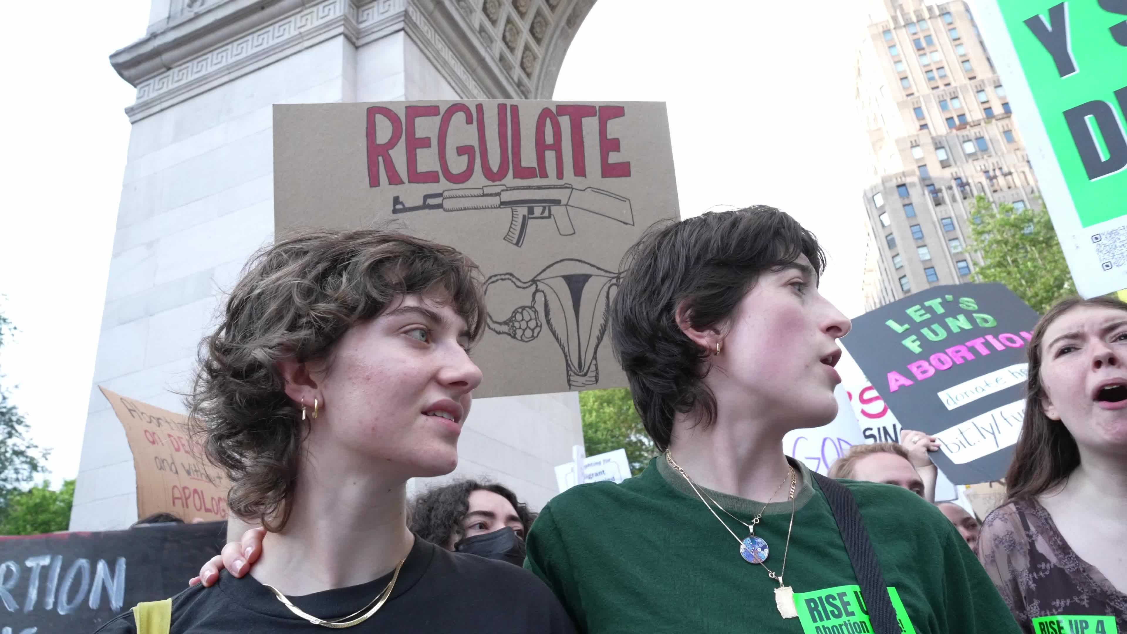 Protests Break Out Across The U.S. As Supreme Court Overturns Roe v. Wade