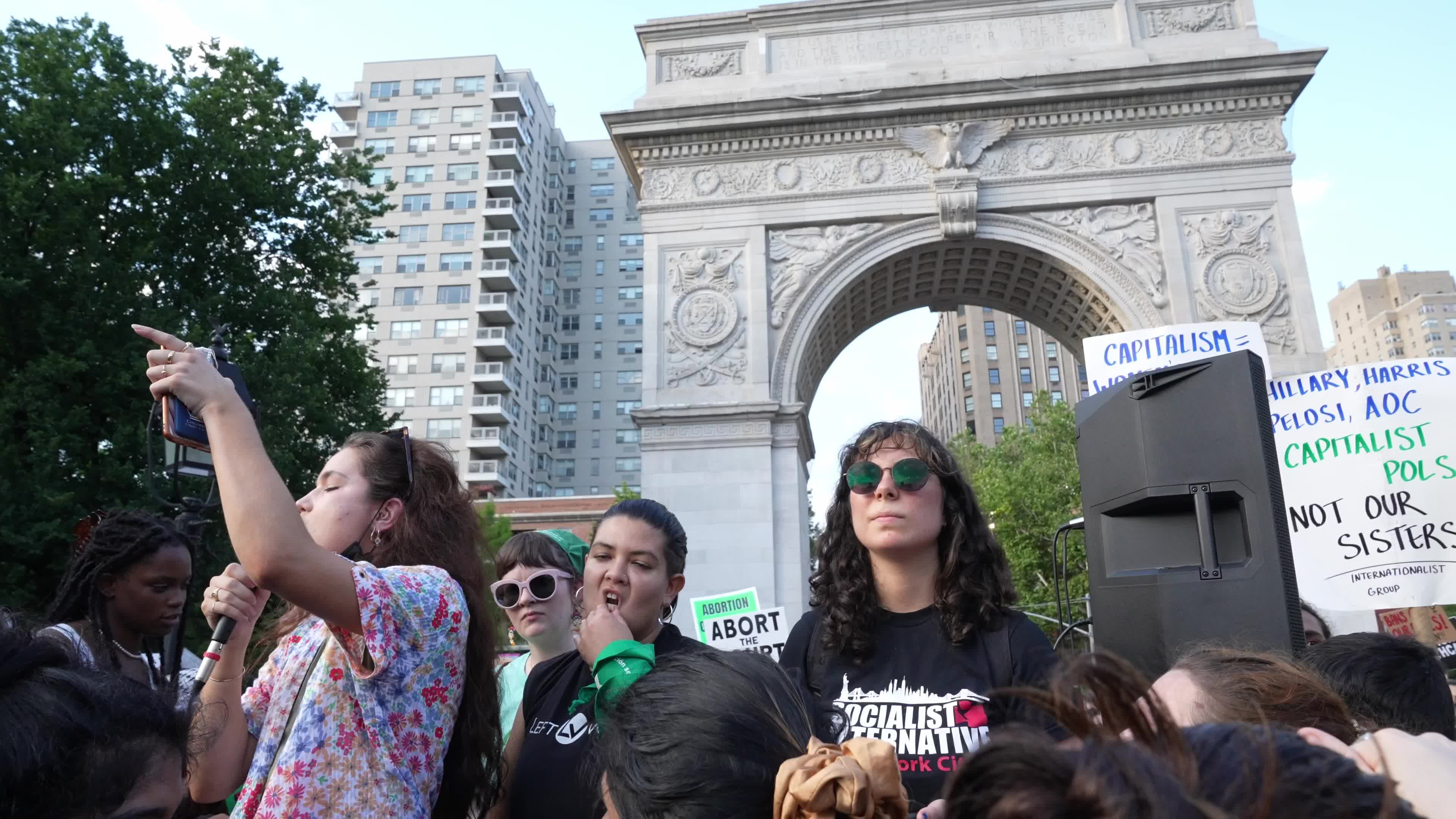 Protests Break Out Across The U.S. As Supreme Court Overturns Roe v. Wade