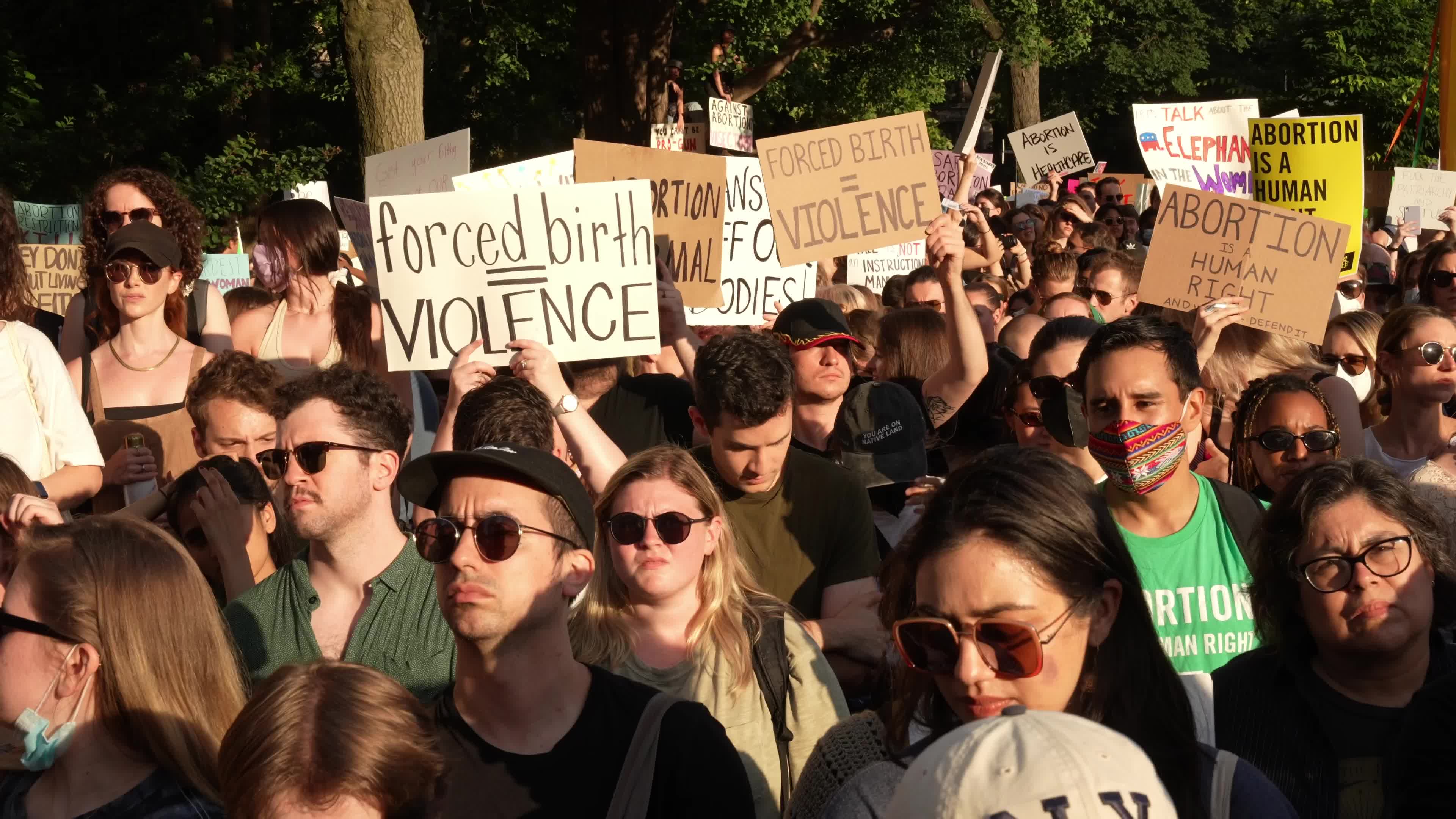 Protests Break Out Across The U.S. As Supreme Court Overturns Roe v. Wade