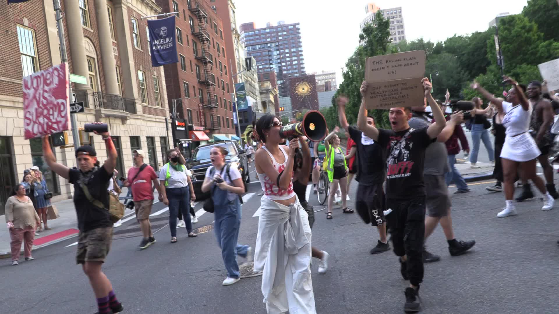 NYC: Pro-abortion protest following Supreme Court decision