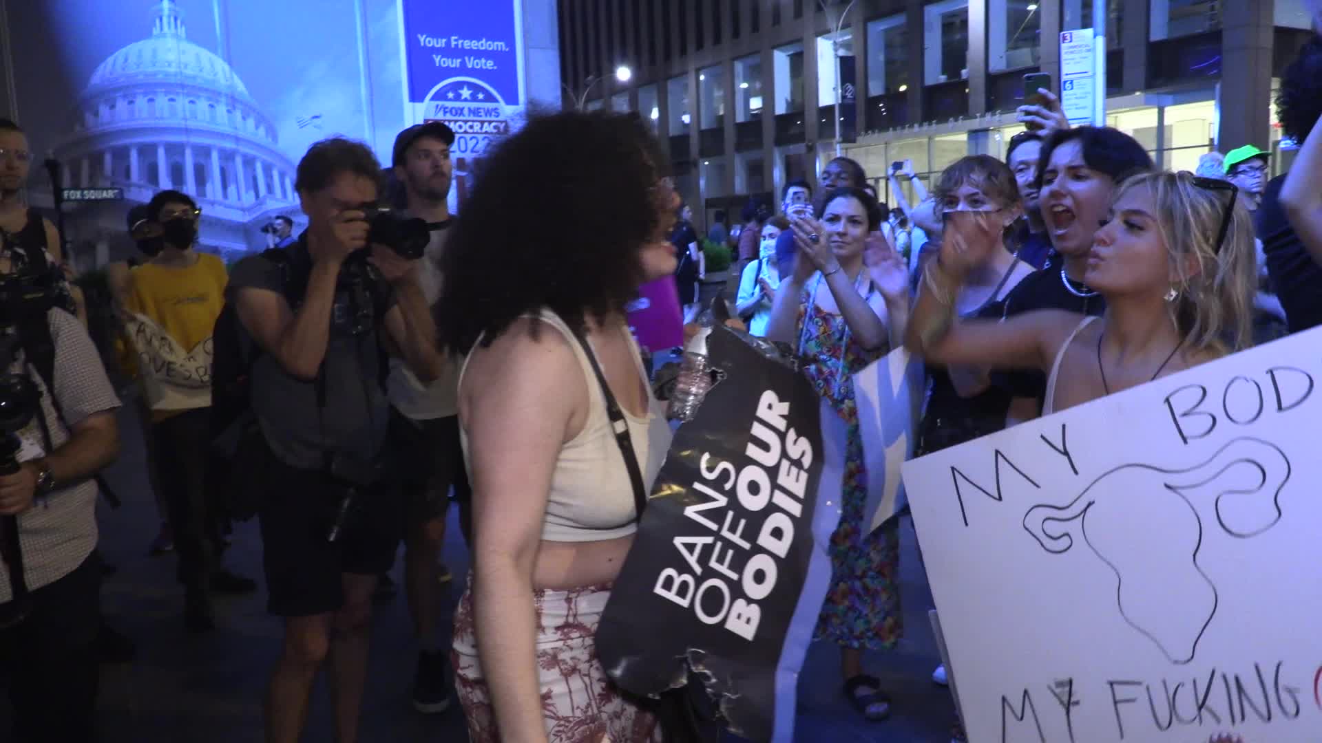 NYC: Pro-abortion protest following Supreme Court decision