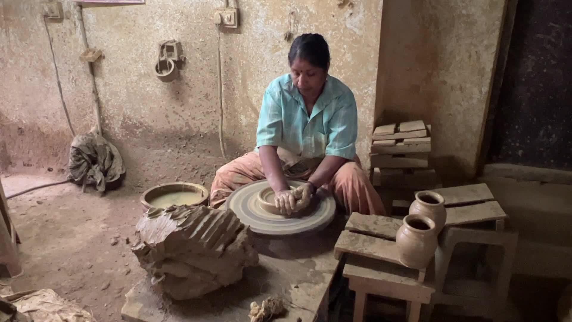 Pottery workshop in Kerala