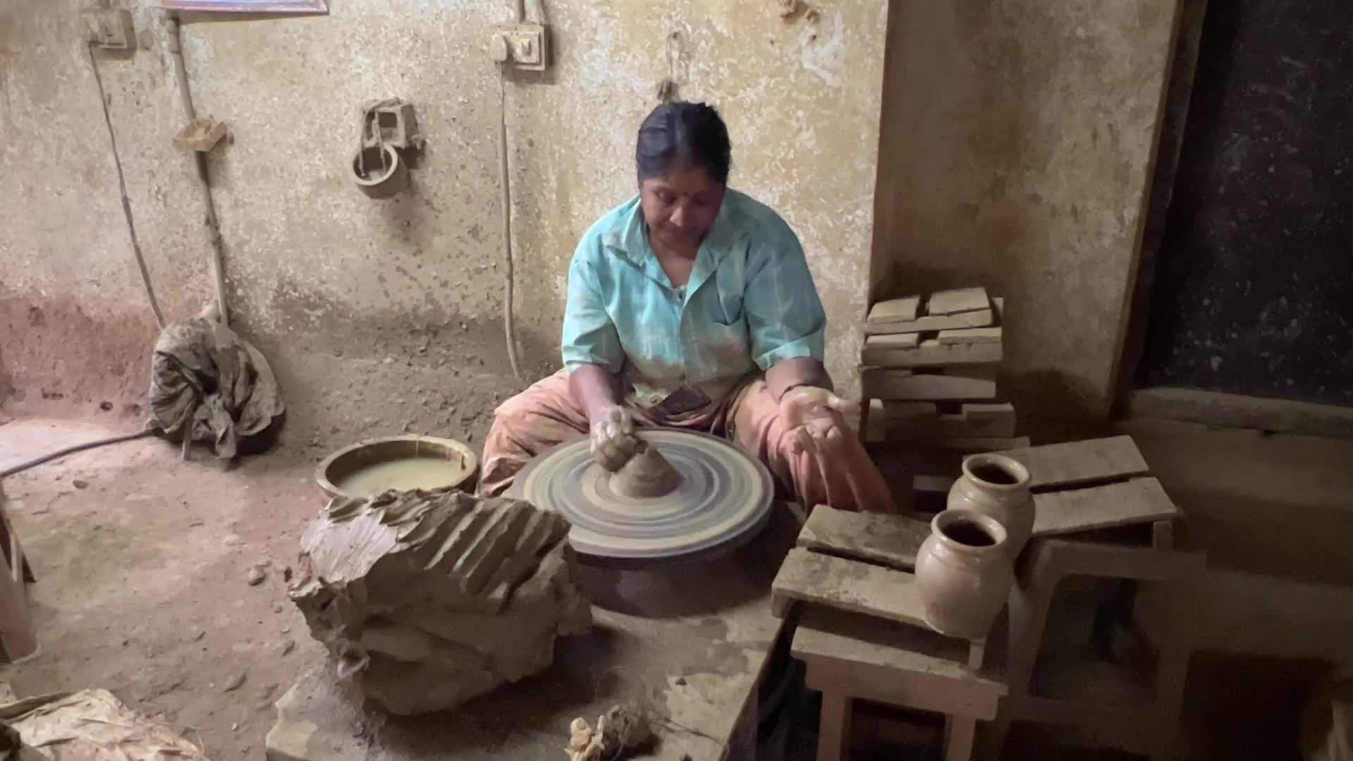 Pottery workshop in Kerala