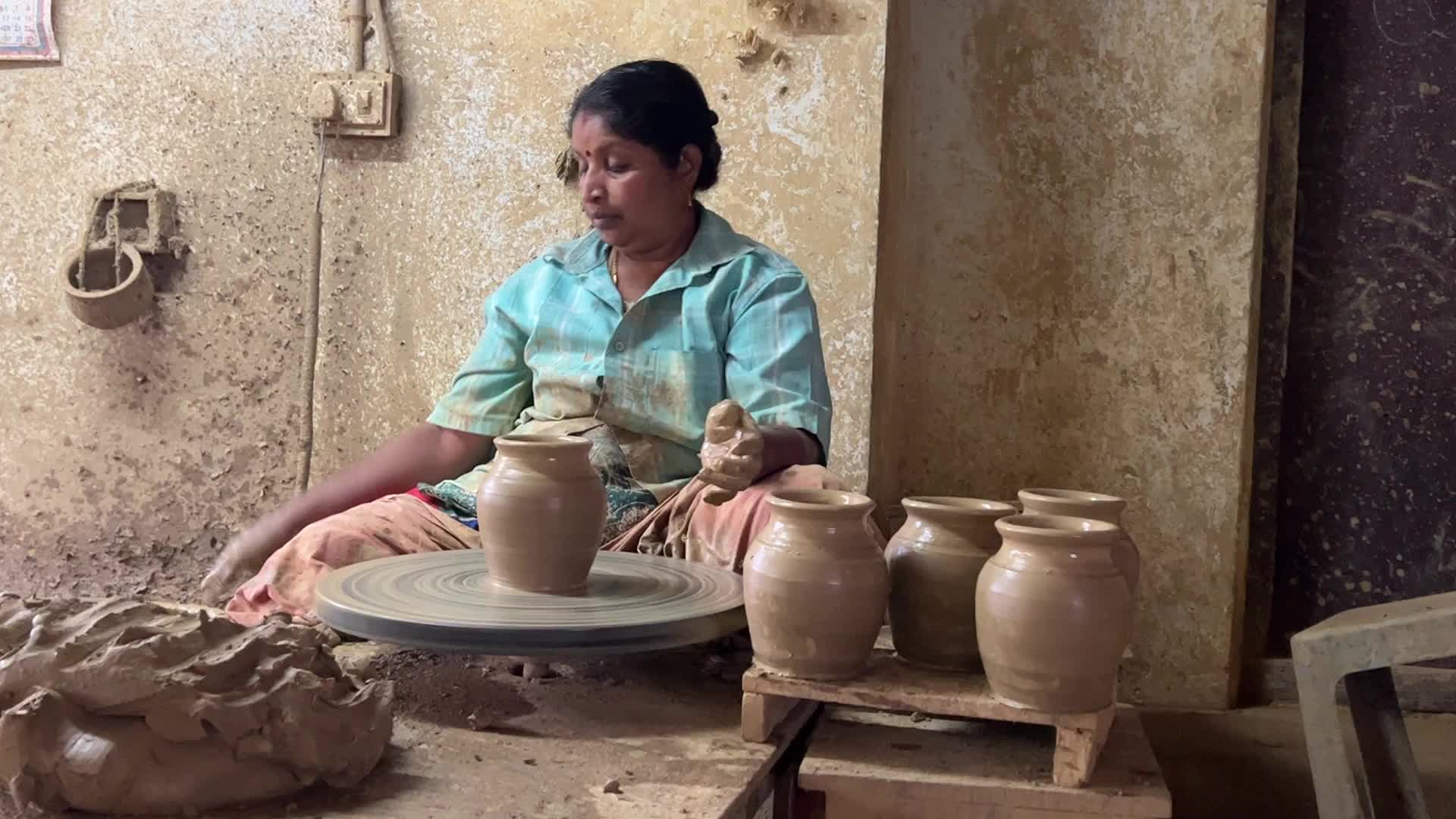 Pottery workshop in Kerala