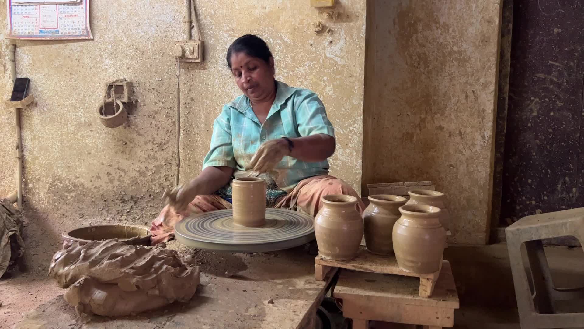 Pottery workshop in Kerala