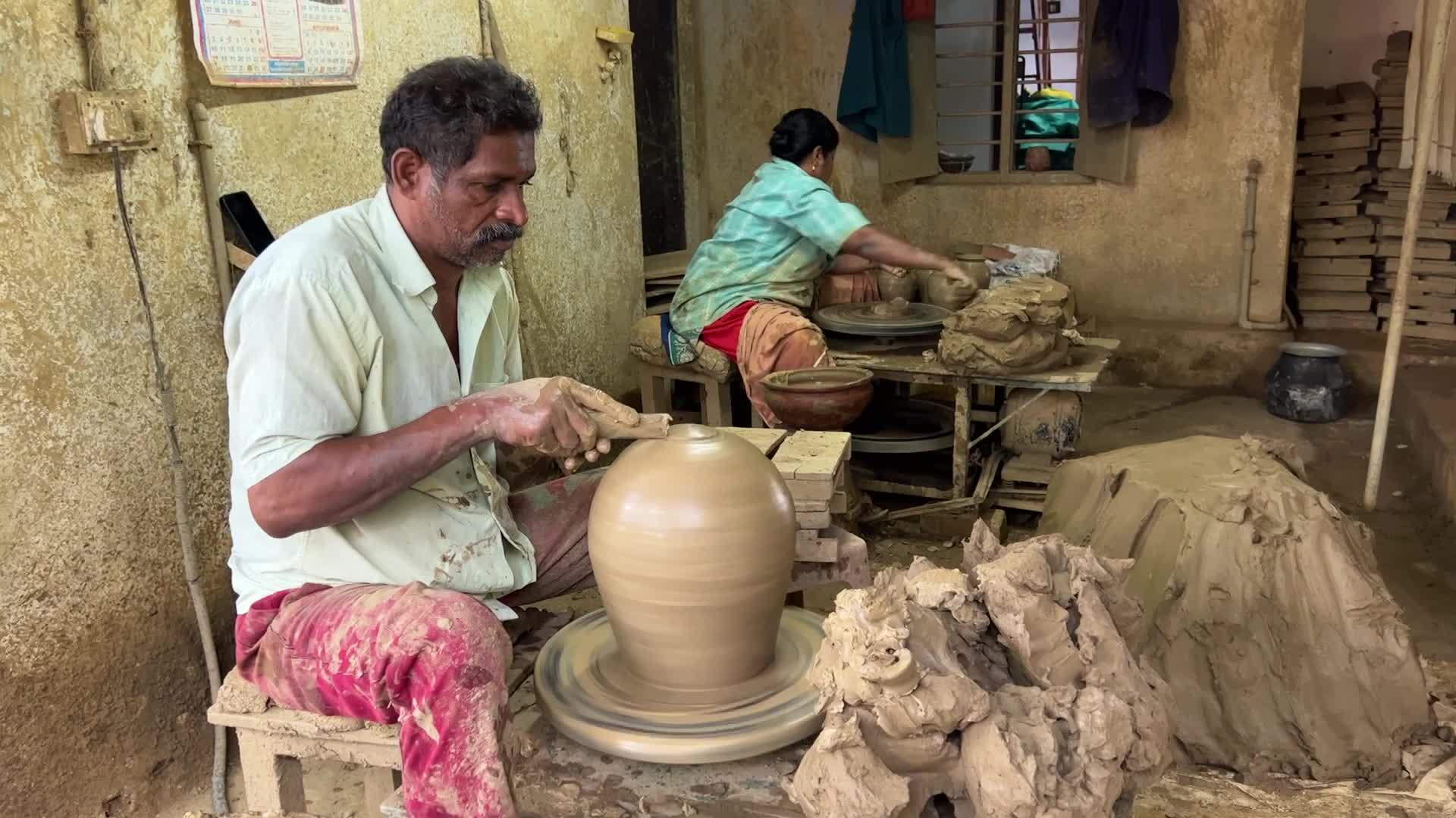 Pottery workshop in Kerala