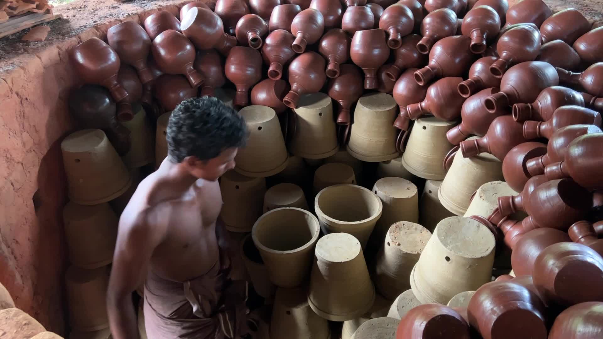 Pottery workshop in Kerala