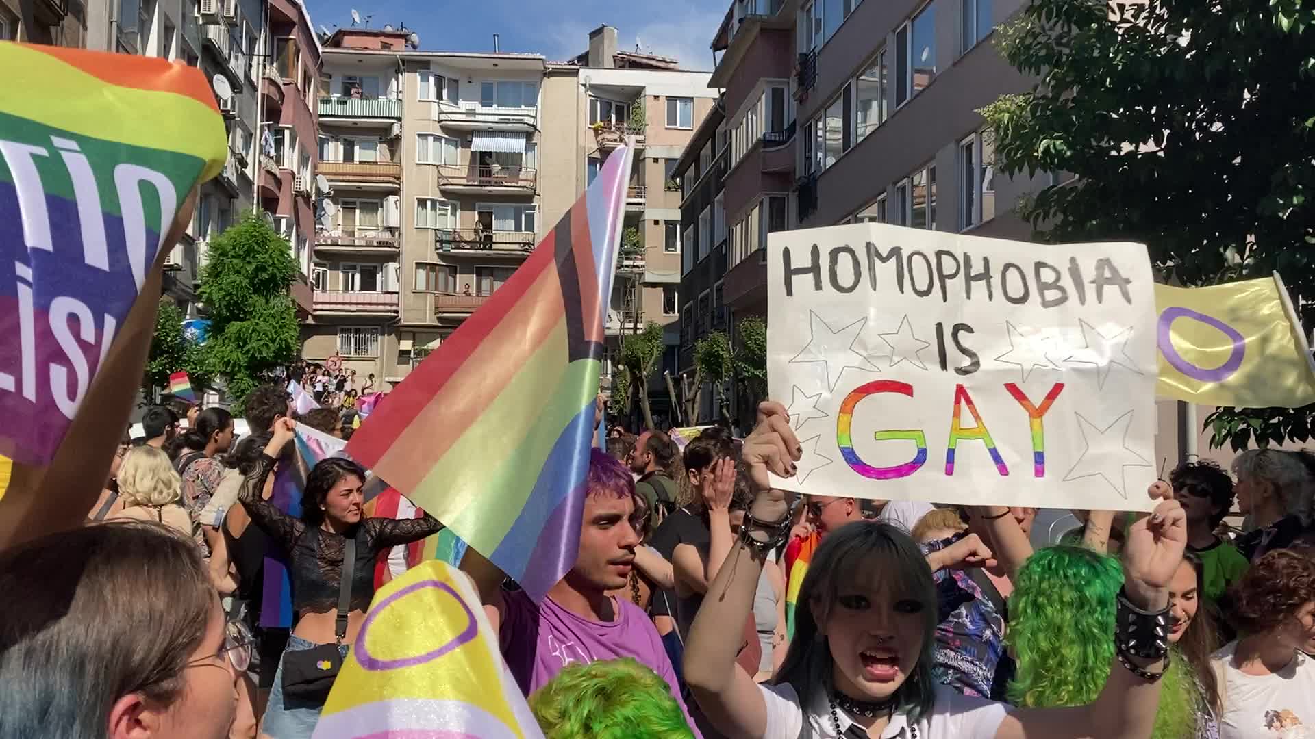 Pride March in Istanbul 